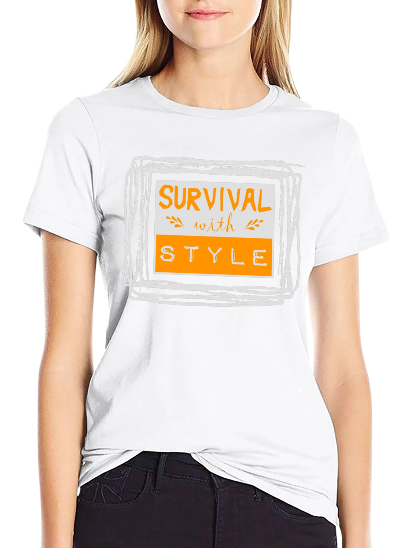 Survival with Style Graphic Tee - Black T-Shirt