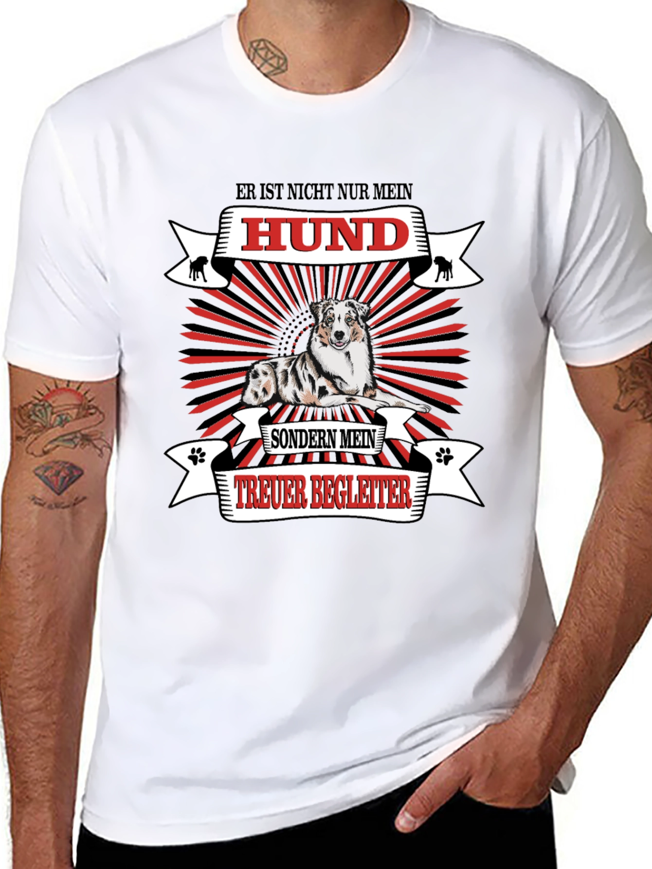 Dog Lover T-Shirt - Hund Graphic Tee