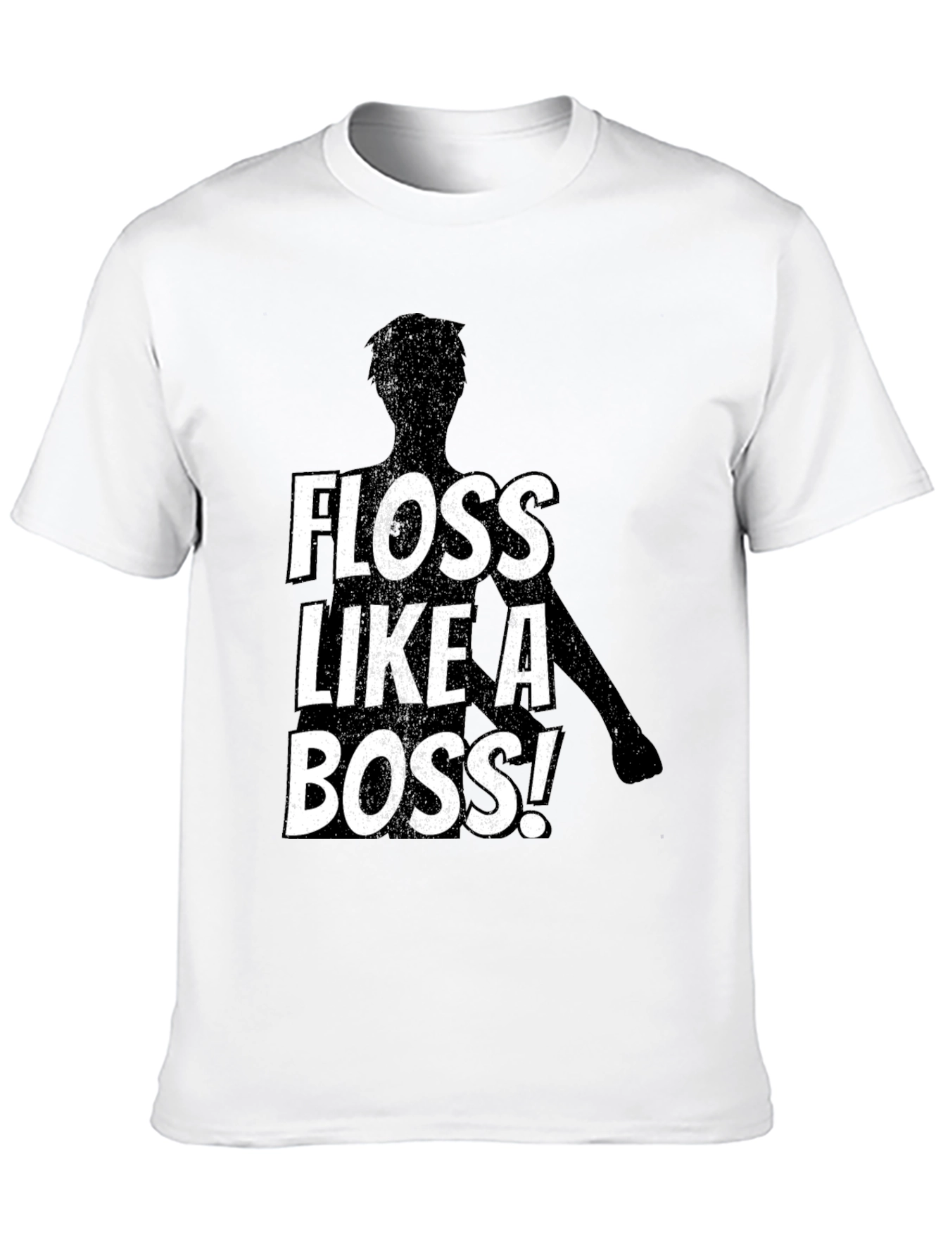 Floss Like A Boss Black T-Shirt