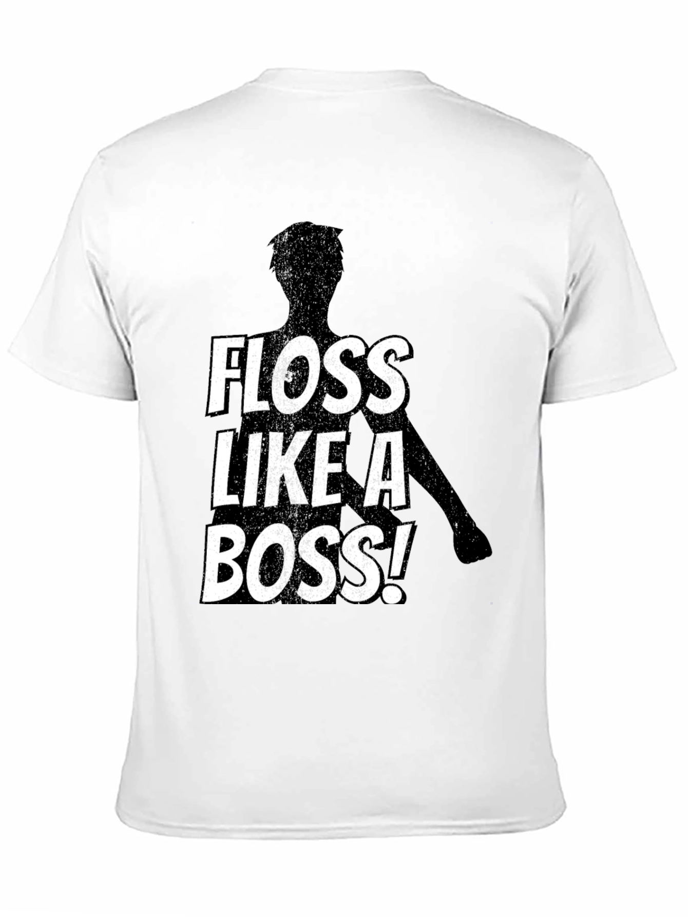 Floss Like A Boss Black T-Shirt