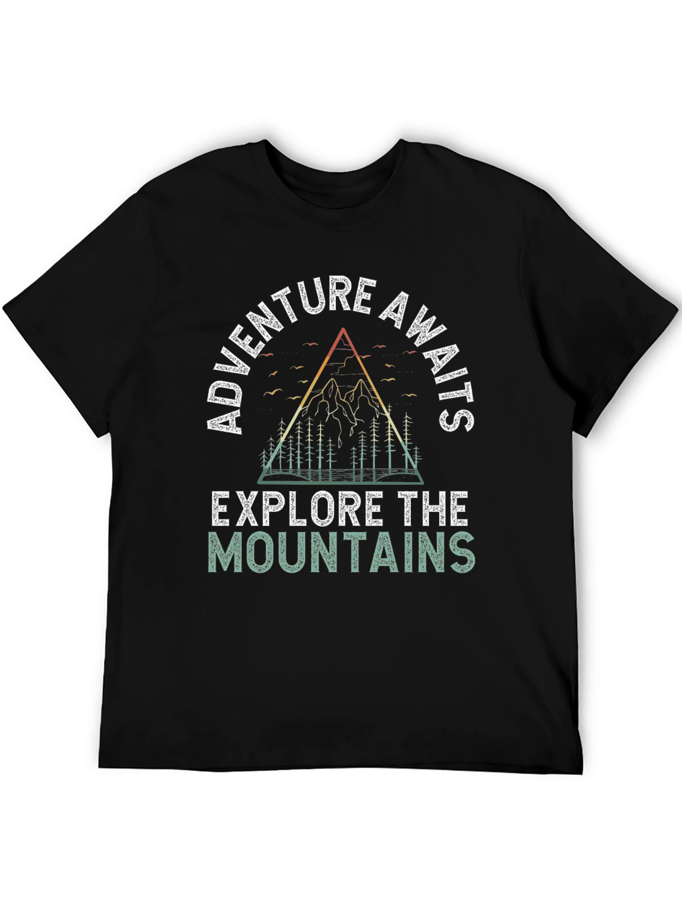 Adventure Awaits Mountain Graphic Tee