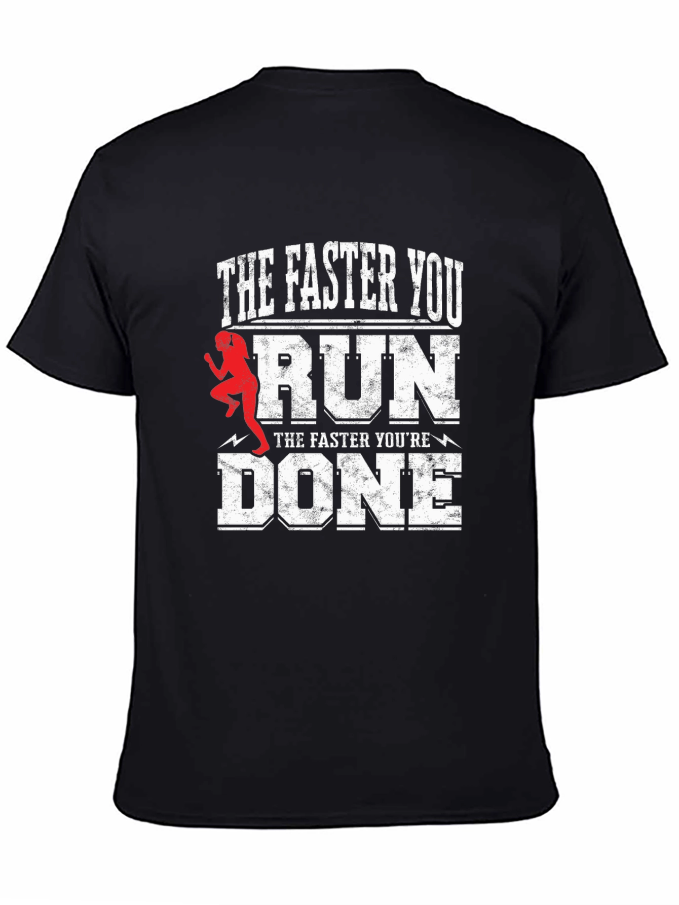 Funny Running T-Shirt - The Faster You Run...