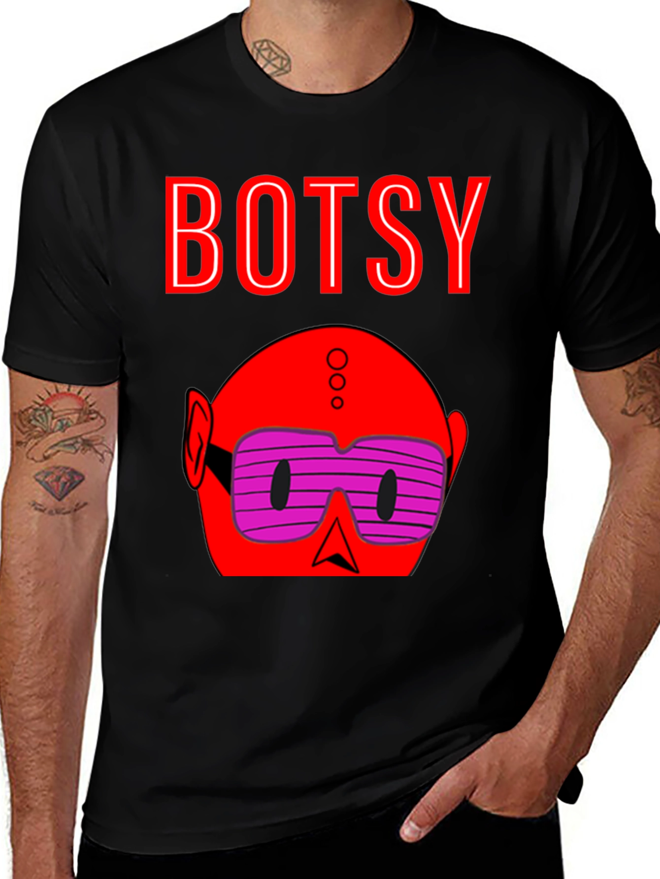 Botsy Graphic T-Shirt - Cool Cartoon Tee