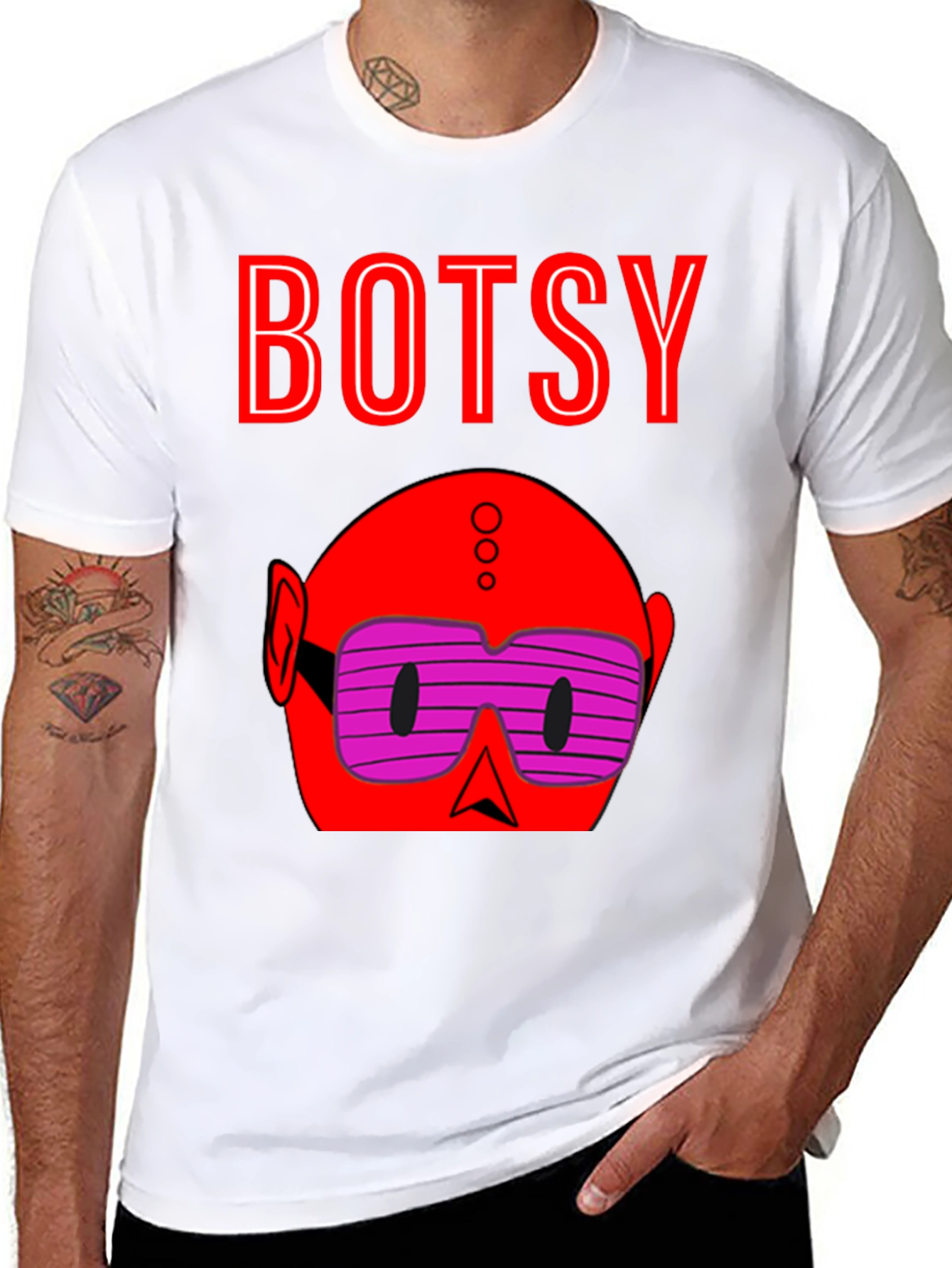 Botsy Graphic T-Shirt - Cool Cartoon Tee