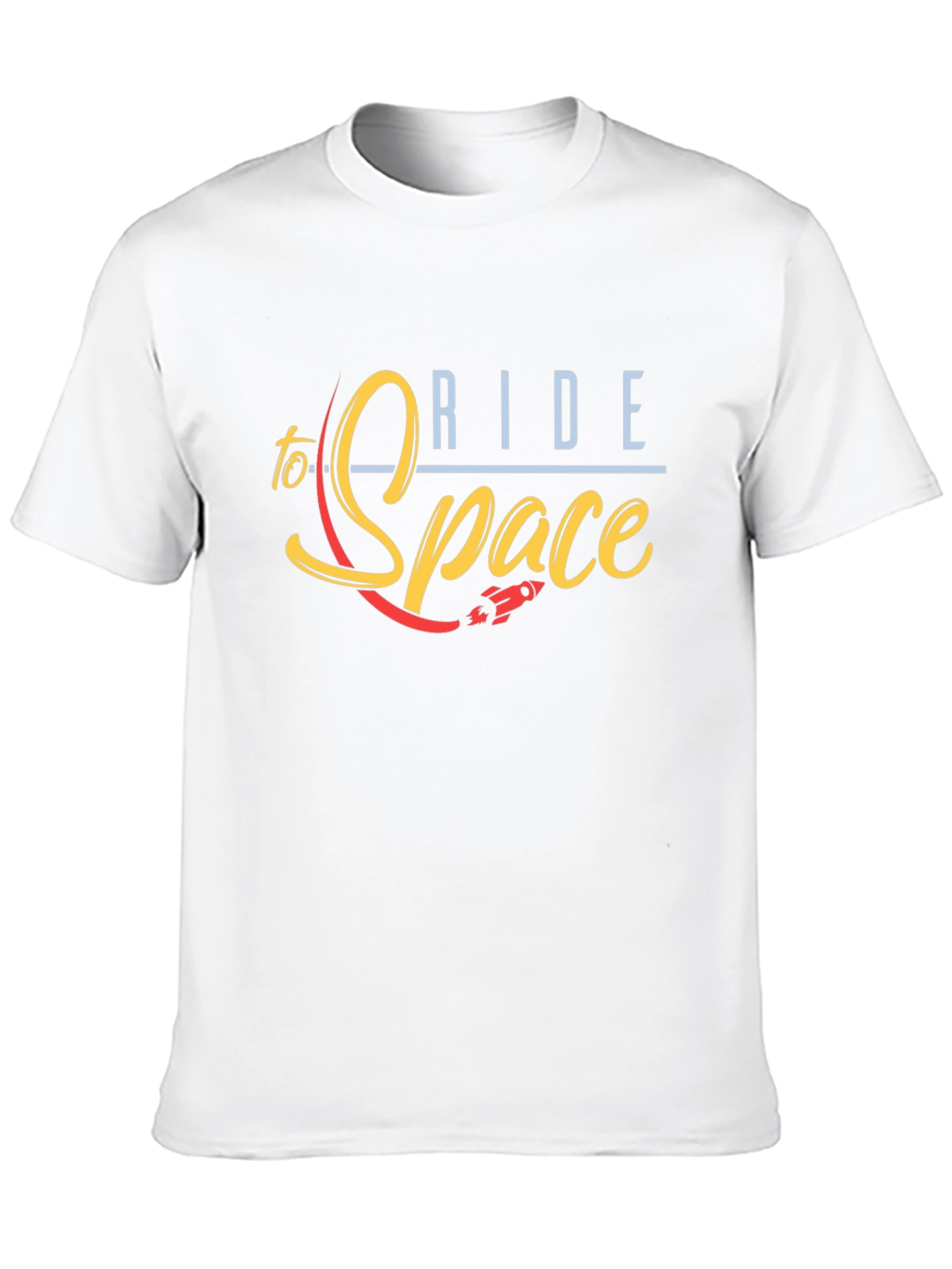 Ride to Space Black Graphic Tee