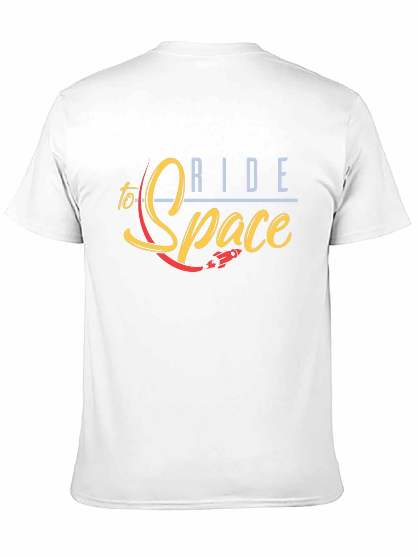 Ride to Space Black Graphic Tee