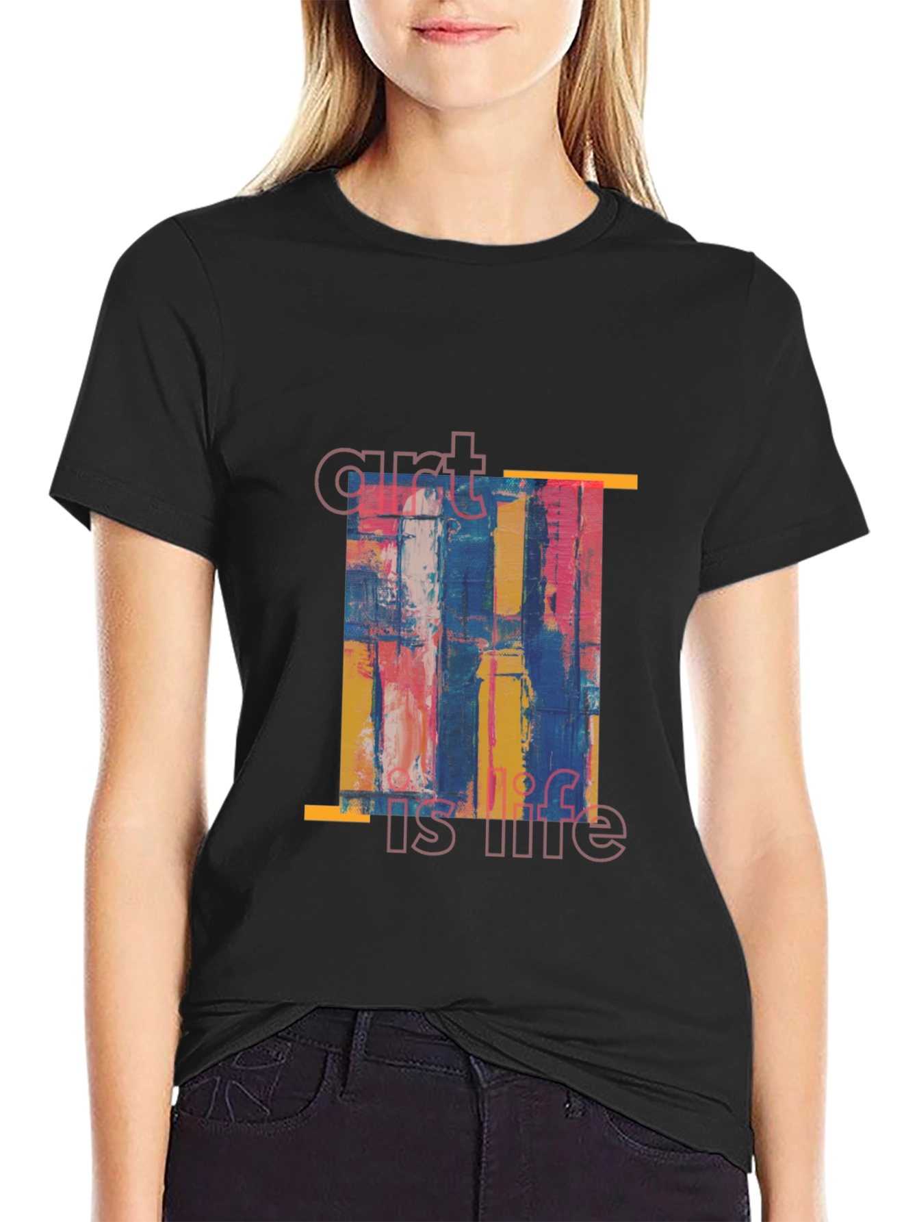 Art Is Life Graphic T-Shirt