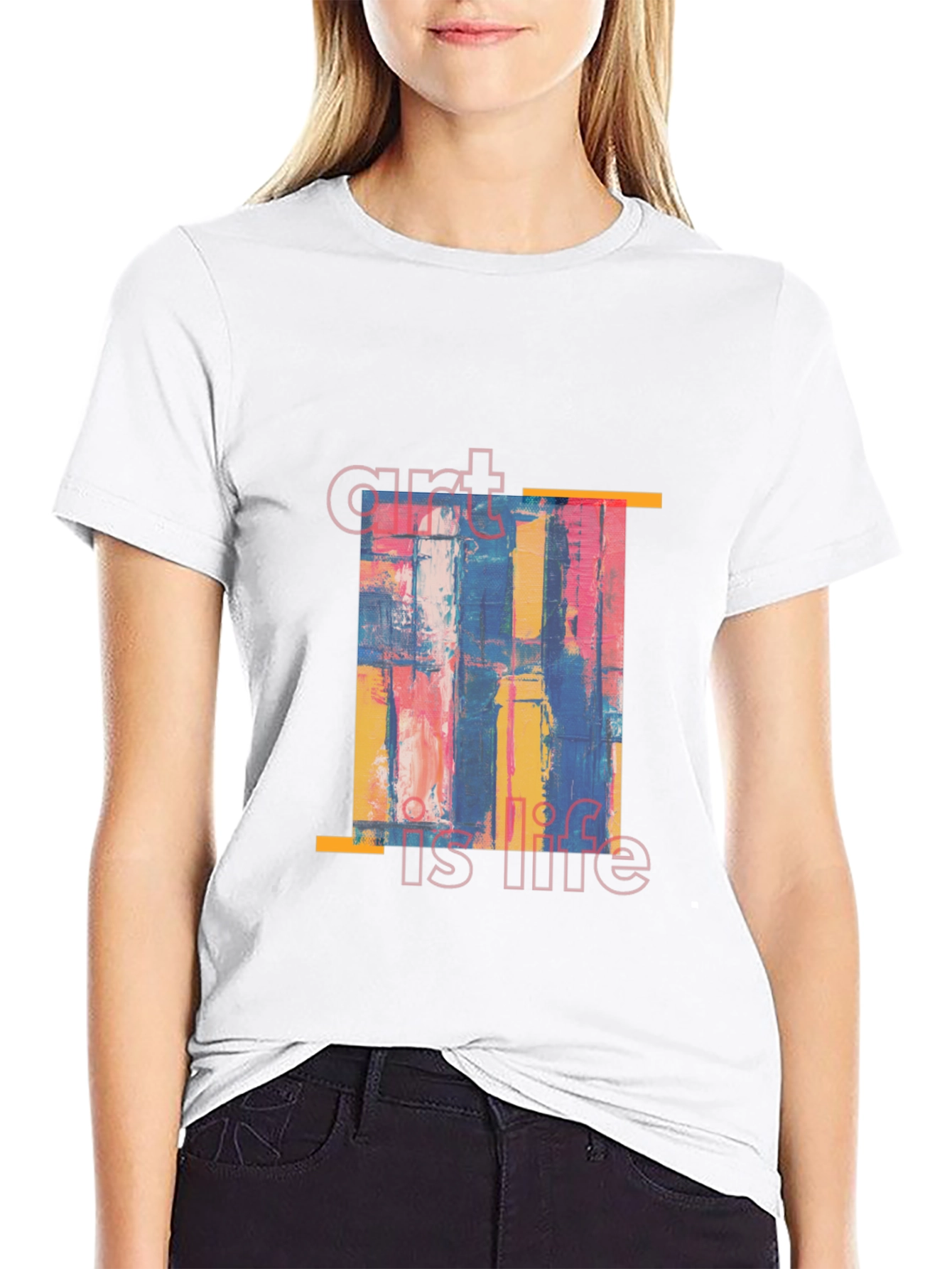 Art Is Life Graphic T-Shirt