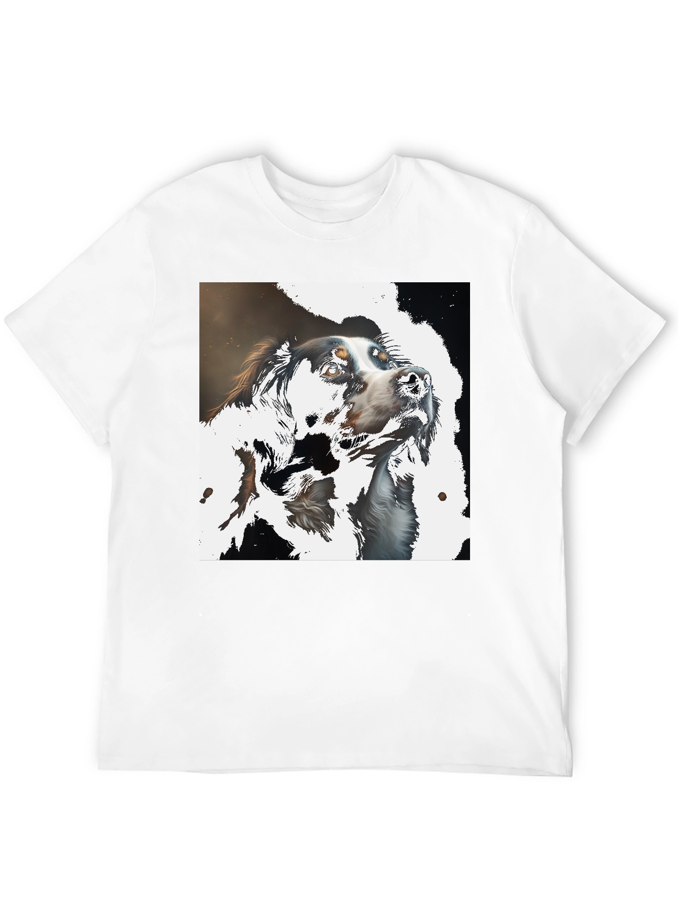 Dog Art T-Shirt - Stylish Canine Graphic Tee