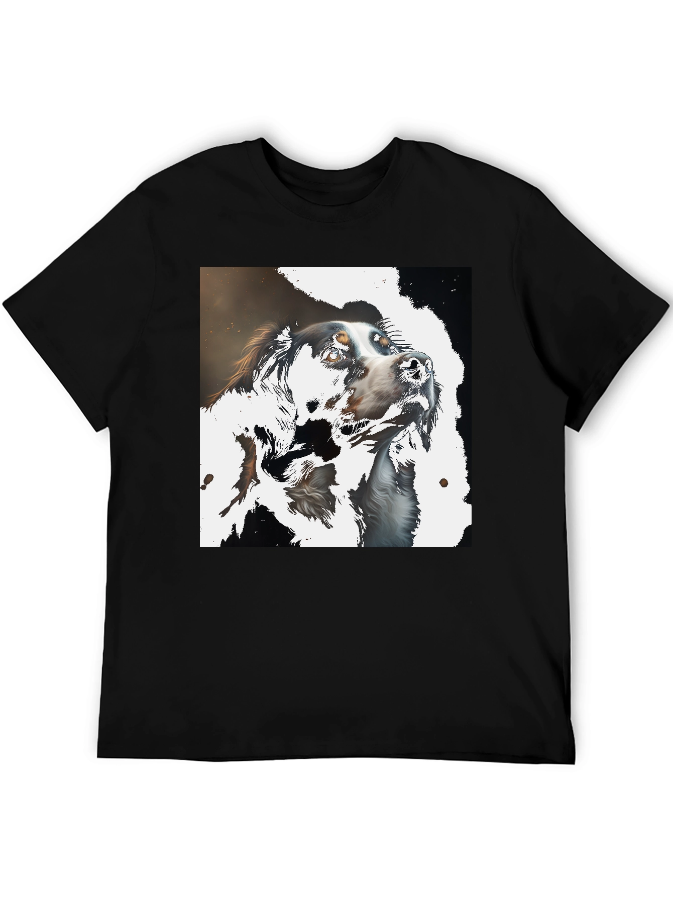 Dog Art T-Shirt - Stylish Canine Graphic Tee