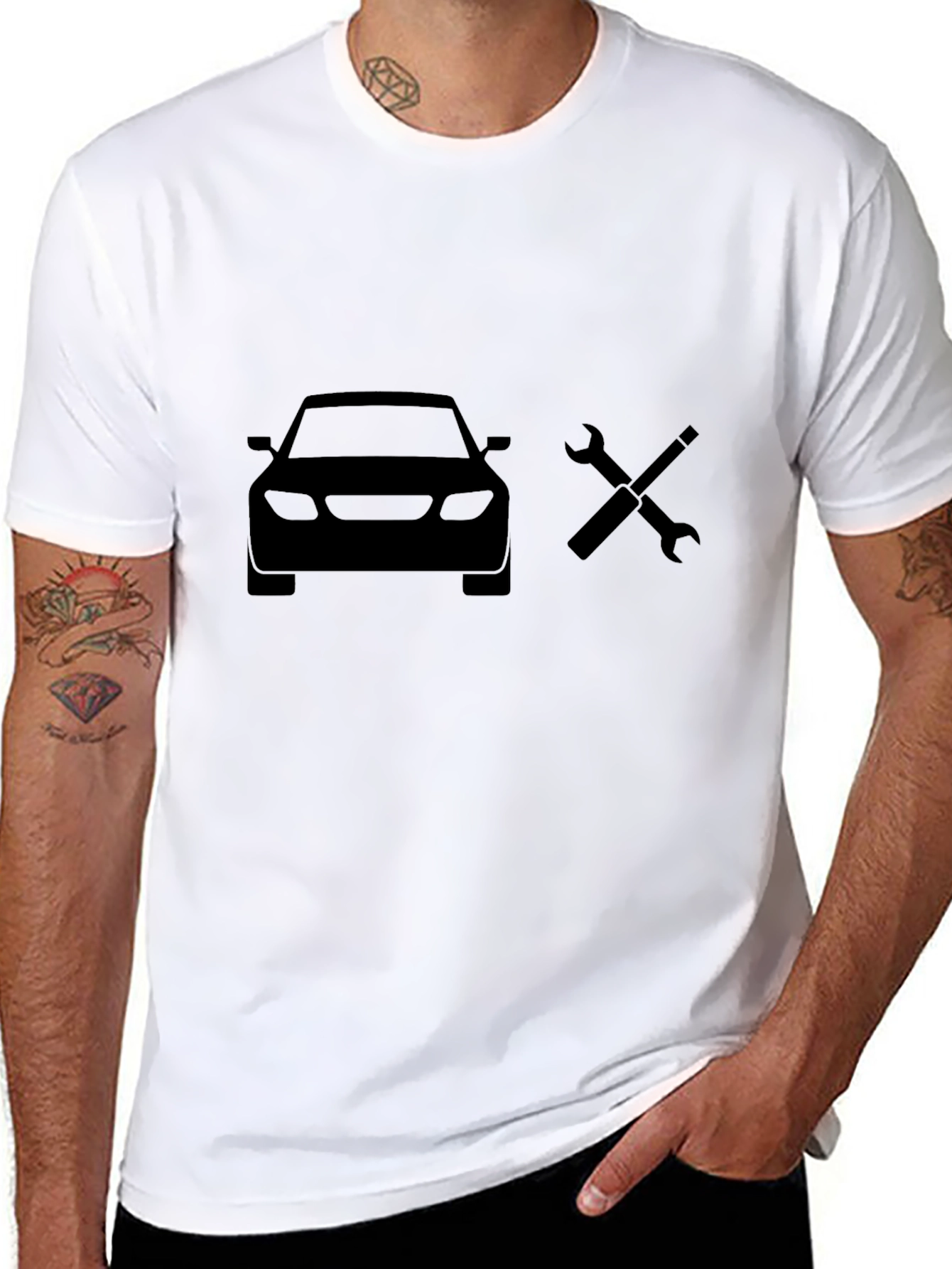Car Repair T-Shirt - Black Automotive Mechanic Tee