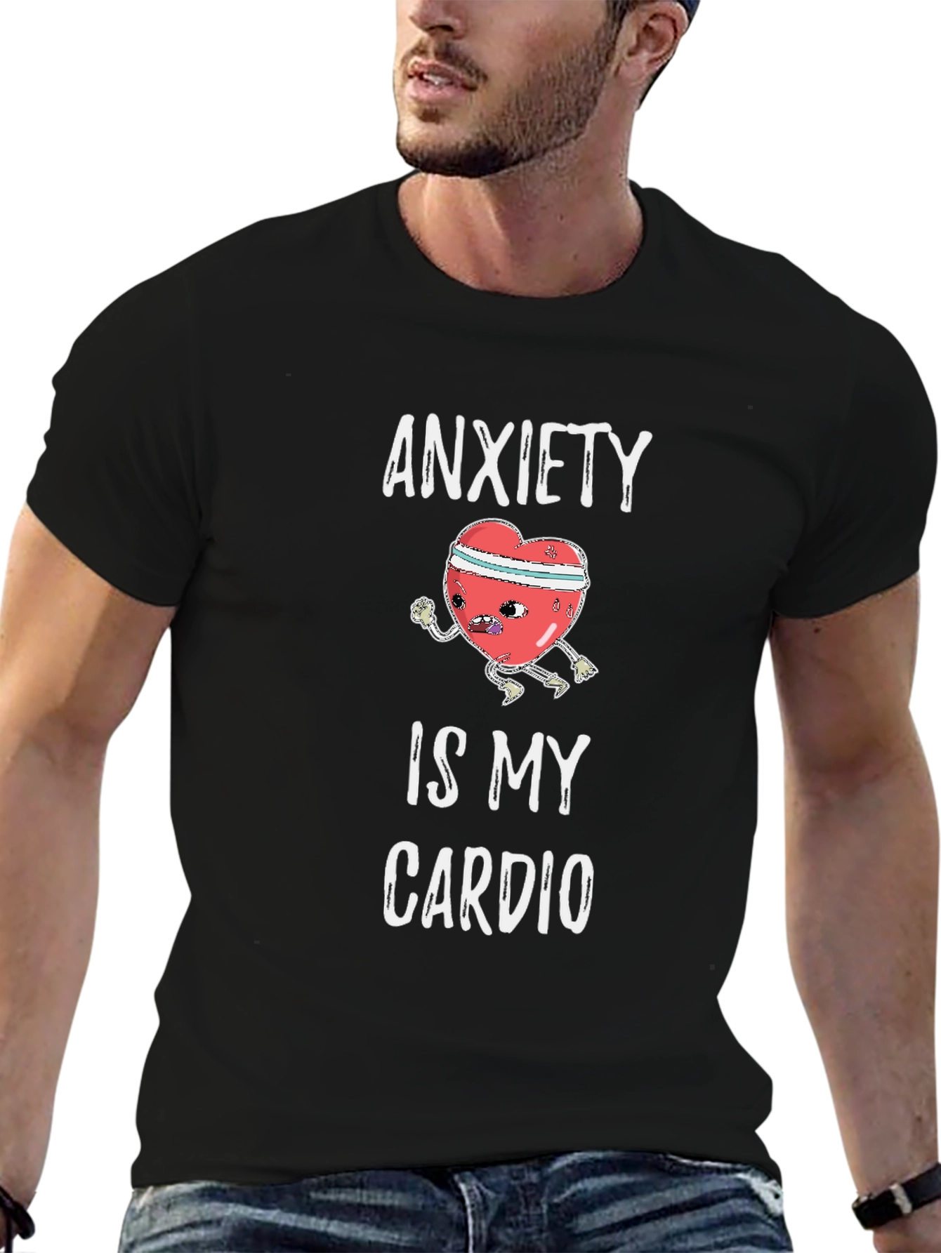 Anxiety Is My Cardio Graphic Tee