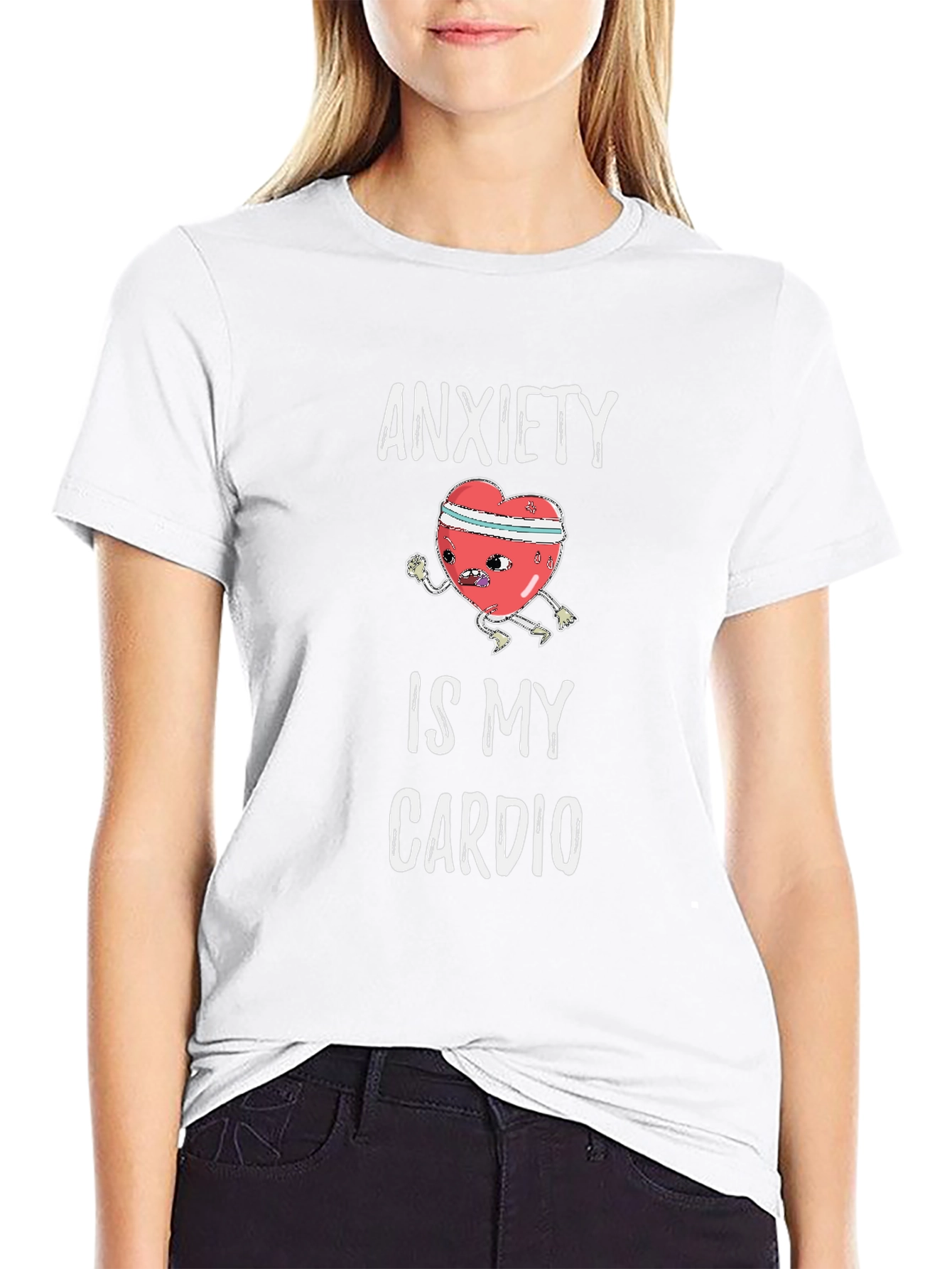 Anxiety Is My Cardio Graphic Tee