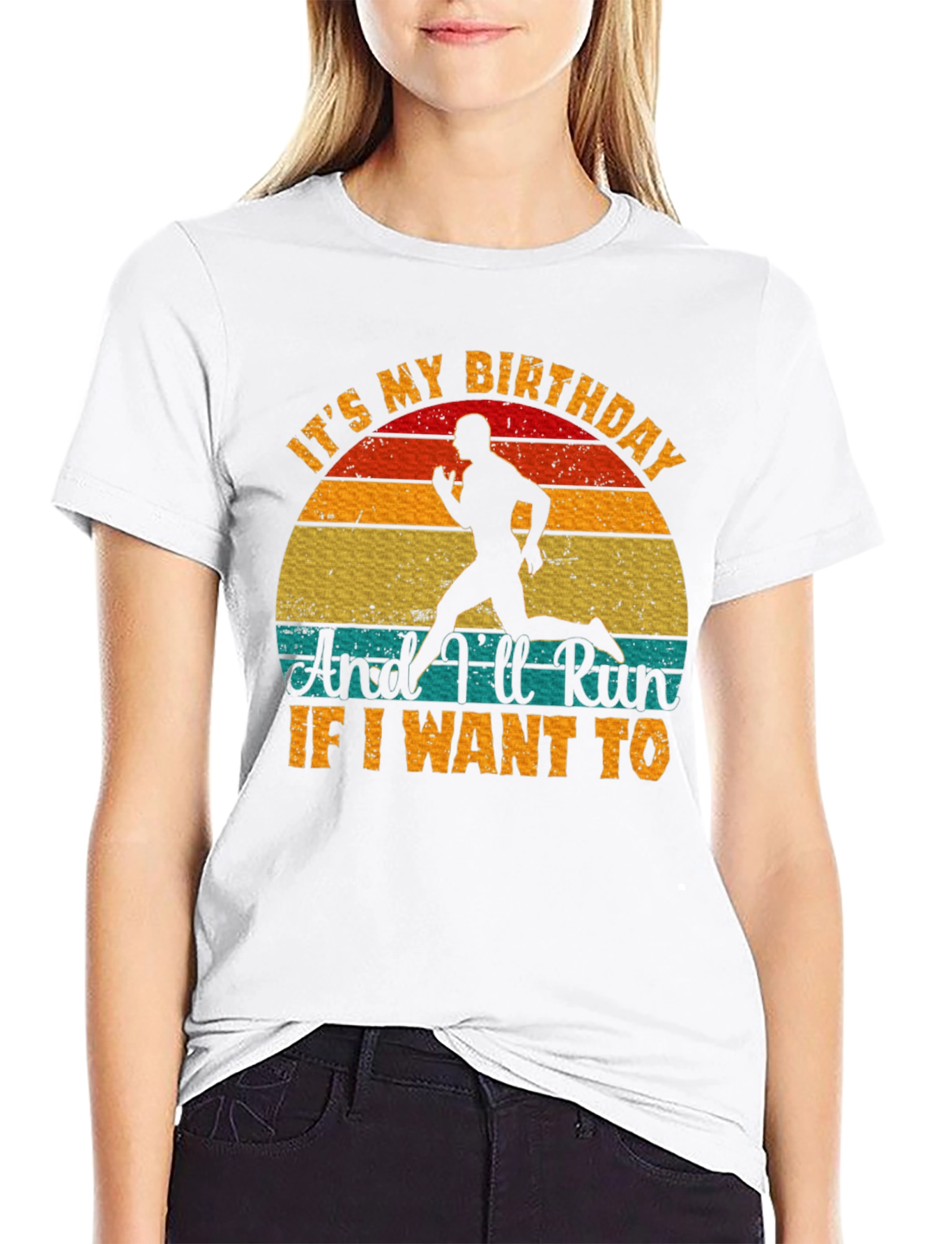 Birthday Runner T-Shirt - Run If I Want To