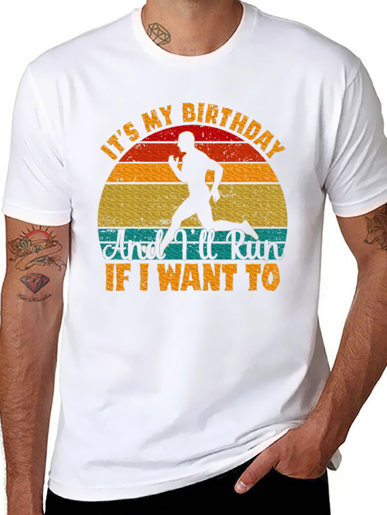 Birthday Runner T-Shirt - Run If I Want To
