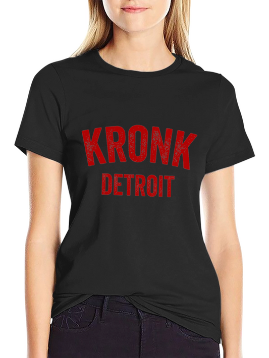 KRONK Detroit Black Graphic T-Shirt