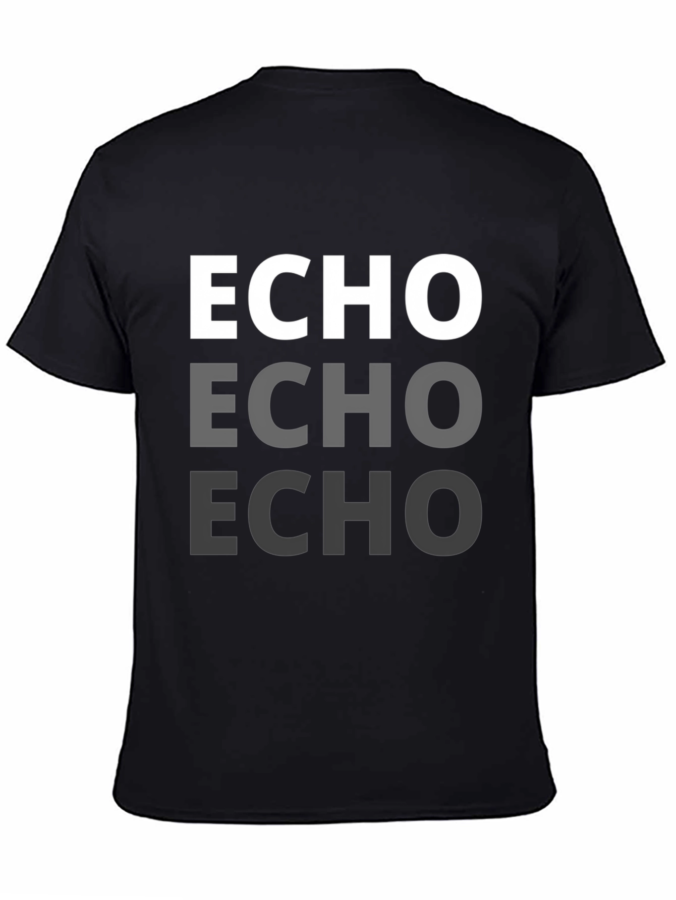 Echo Graphic Tee - Stylish Repeat Design
