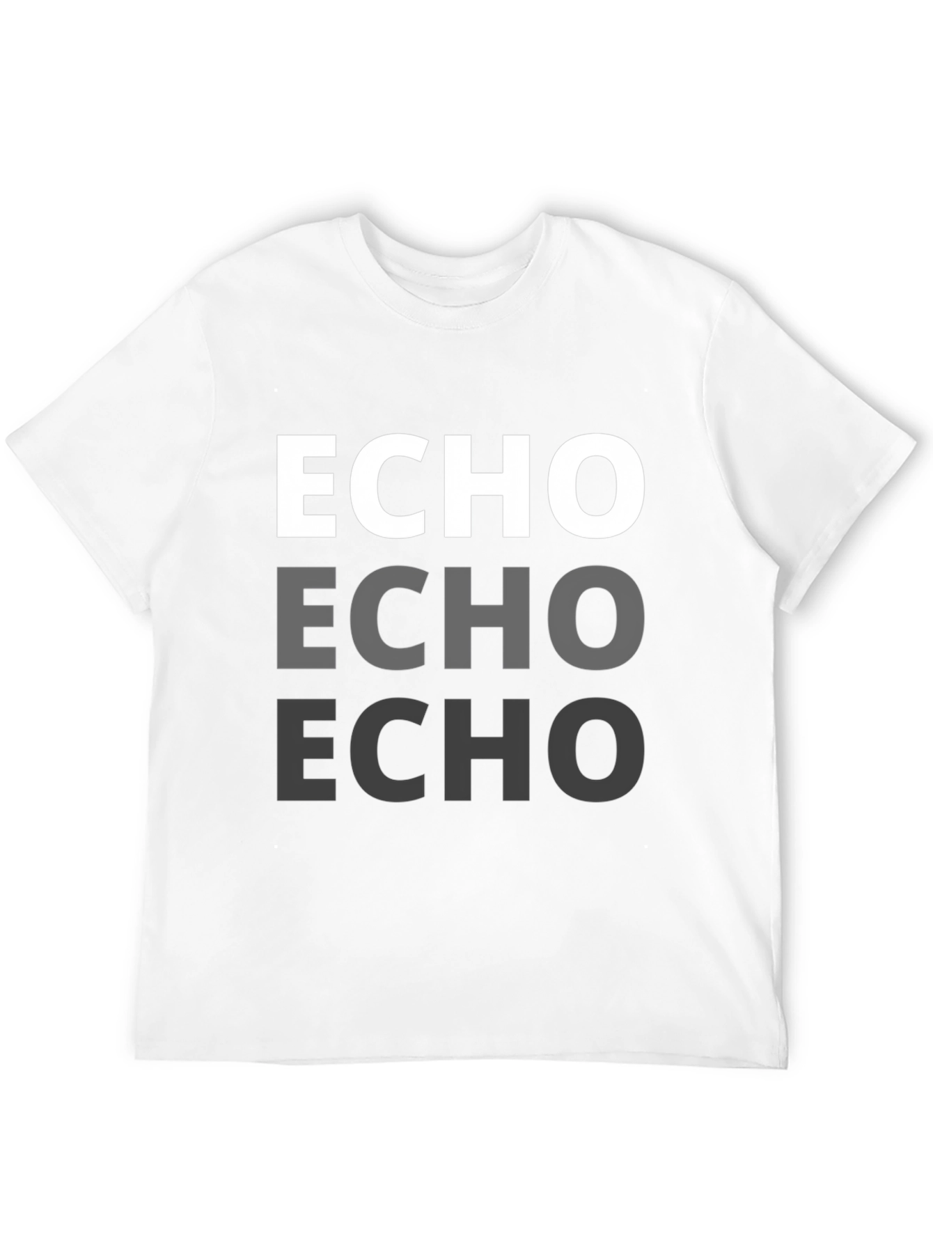 Echo Graphic Tee - Stylish Repeat Design