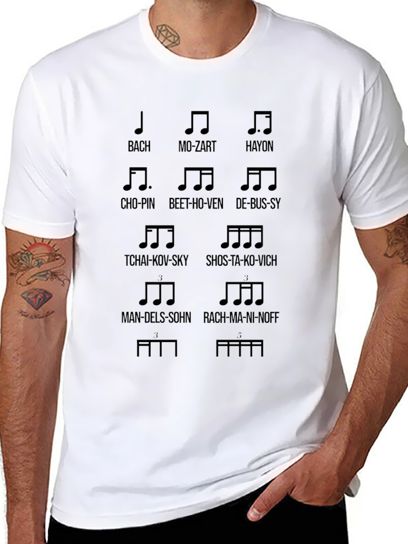 Composer Music Note Pun T-Shirt