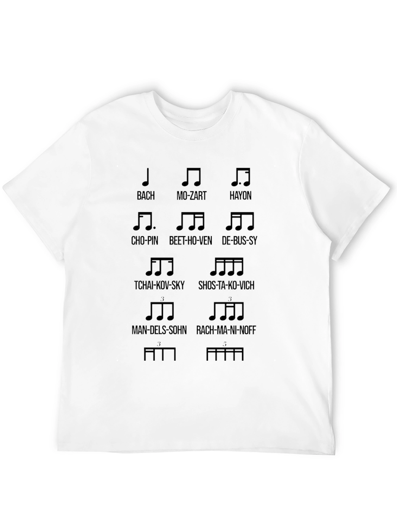 Composer Music Note Pun T-Shirt