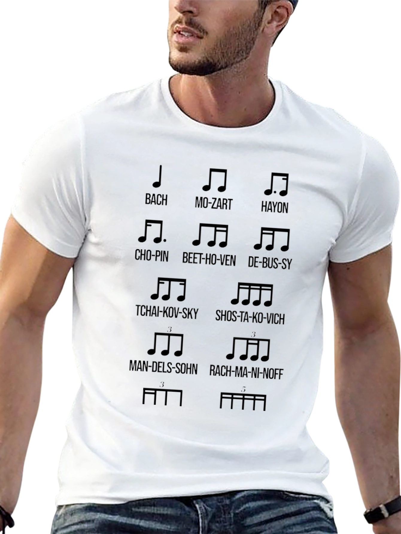 Composer Music Note Pun T-Shirt
