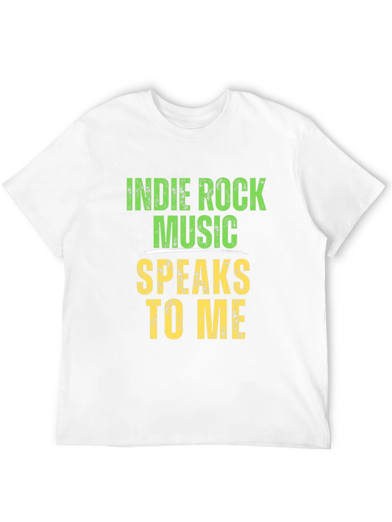 Indie Rock Music Speaks To Me Graphic T-Shirt
