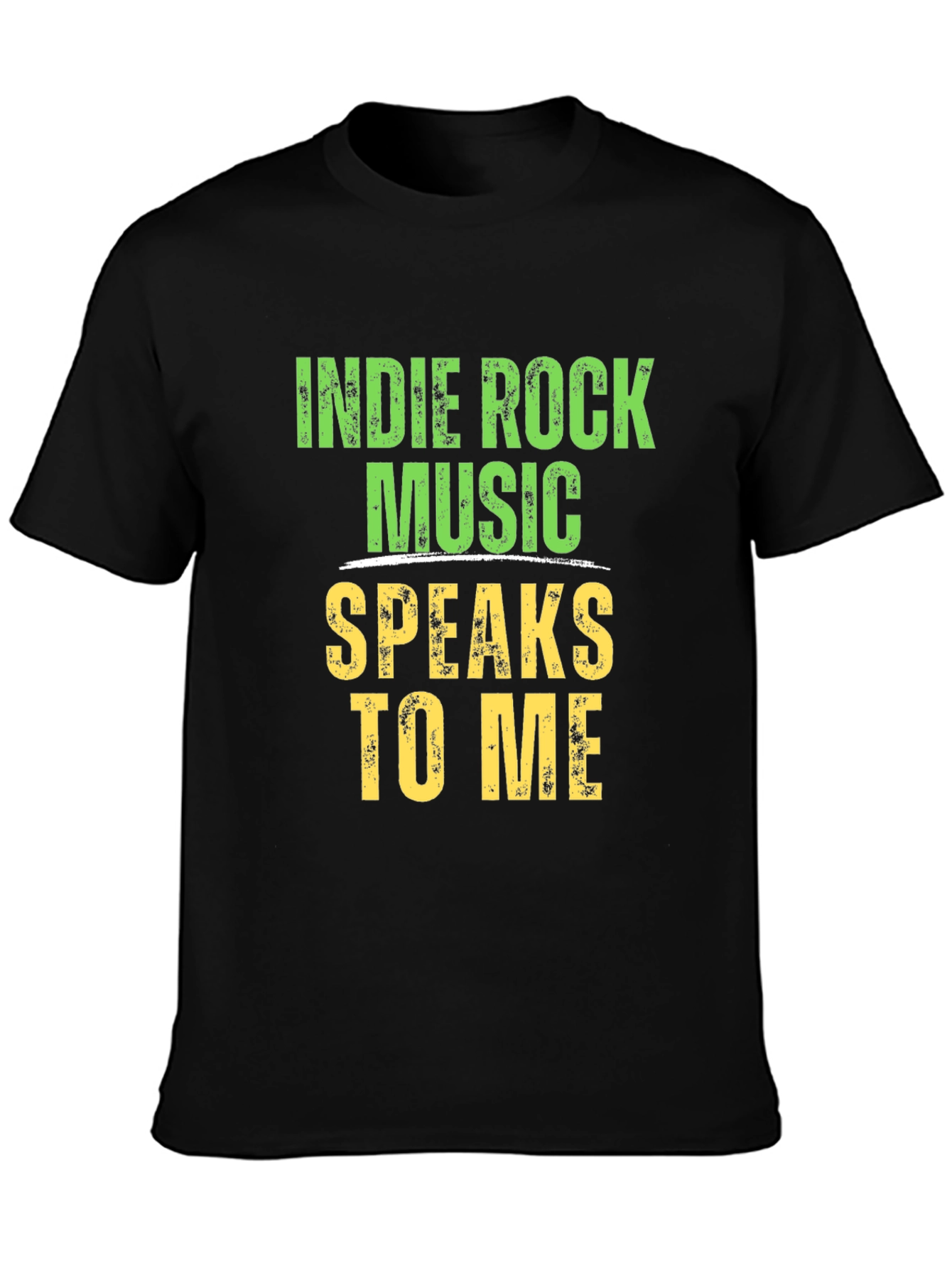 Indie Rock Music Speaks To Me Graphic T-Shirt