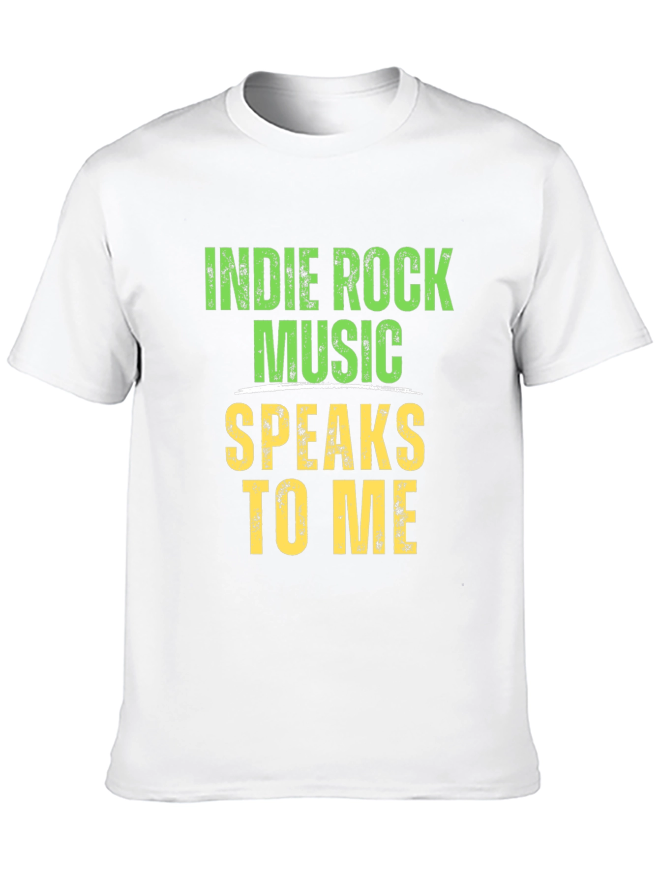 Indie Rock Music Speaks To Me Graphic T-Shirt
