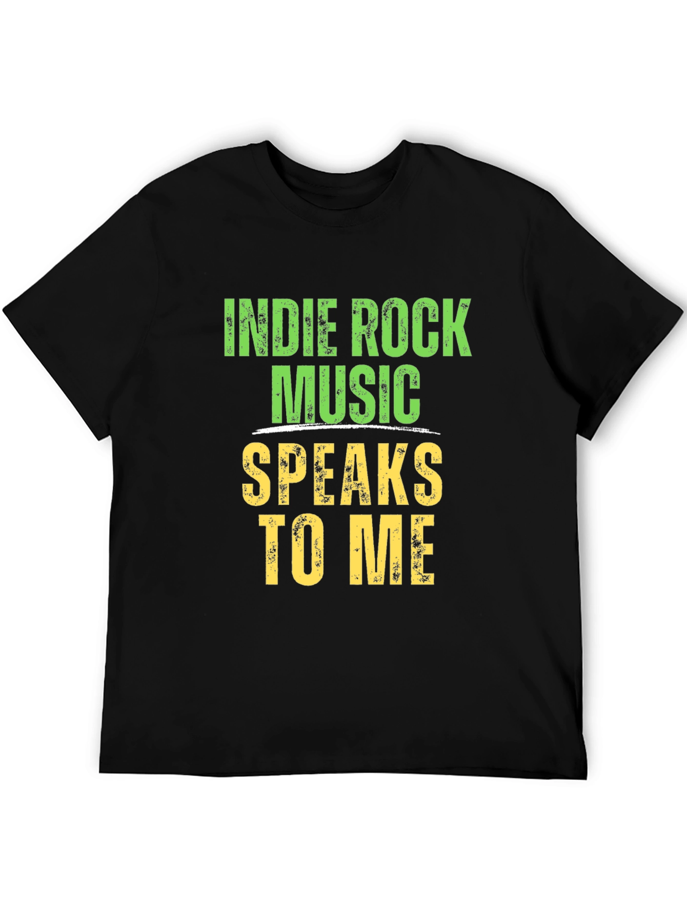 Indie Rock Music Speaks To Me Graphic T-Shirt