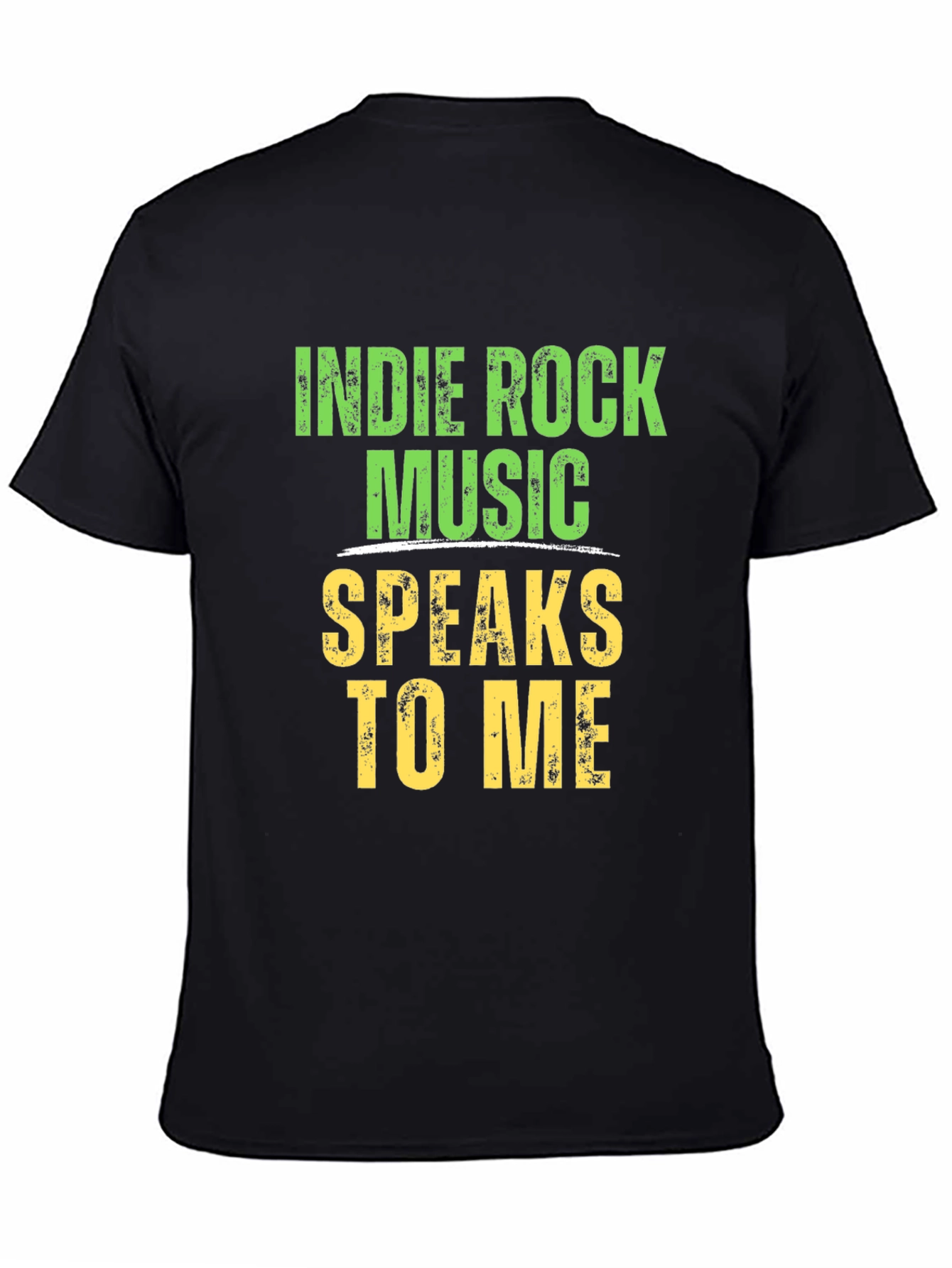 Indie Rock Music Speaks To Me Graphic T-Shirt