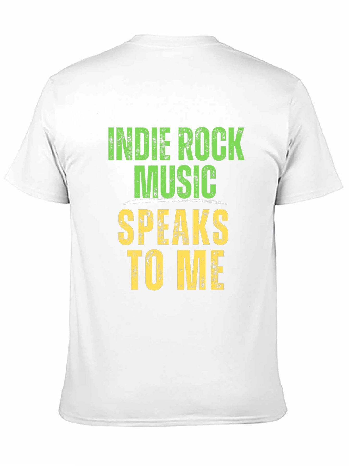Indie Rock Music Speaks To Me Graphic T-Shirt