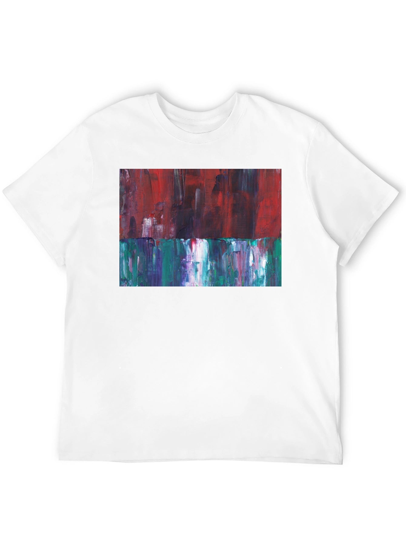 Abstract Expression Tee - Artistic Fashion Statement