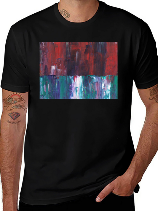 Abstract Expression Tee - Artistic Fashion Statement