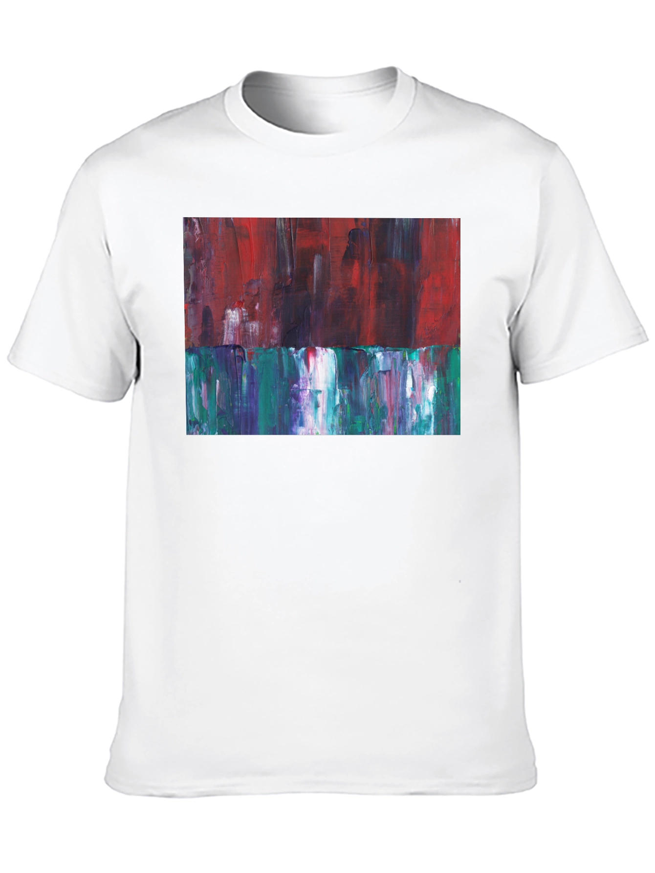 Abstract Expression Tee - Artistic Fashion Statement