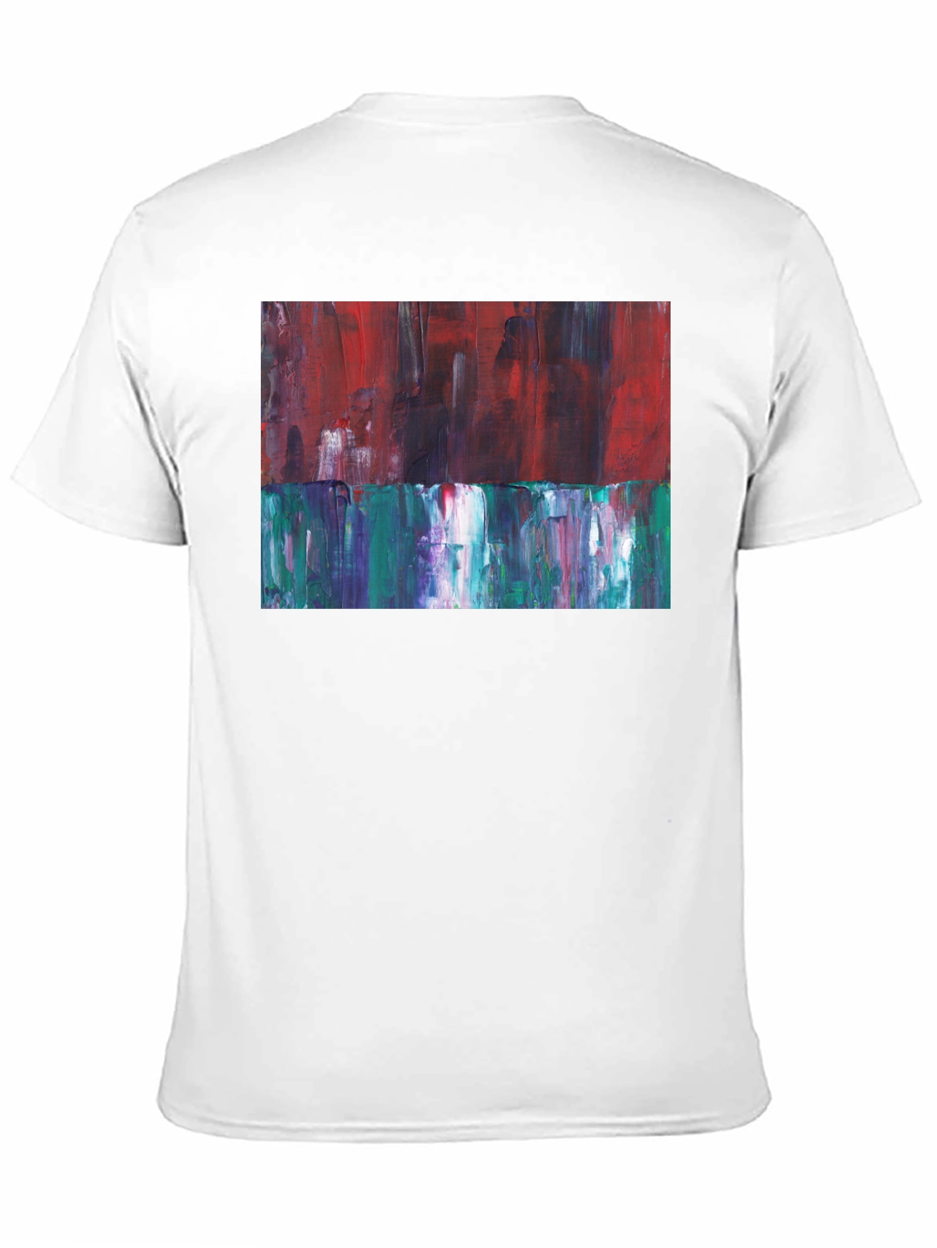 Abstract Expression Tee - Artistic Fashion Statement