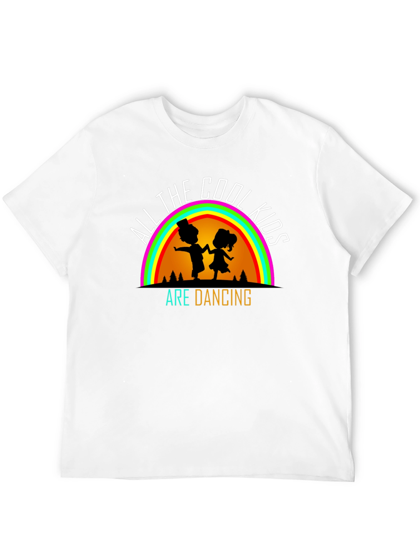 Cool Kids Dancing Black T-Shirt