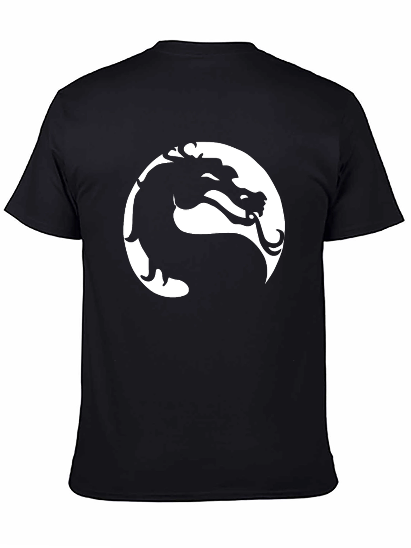 Mortal Kombat Dragon Logo Black T-Shirt