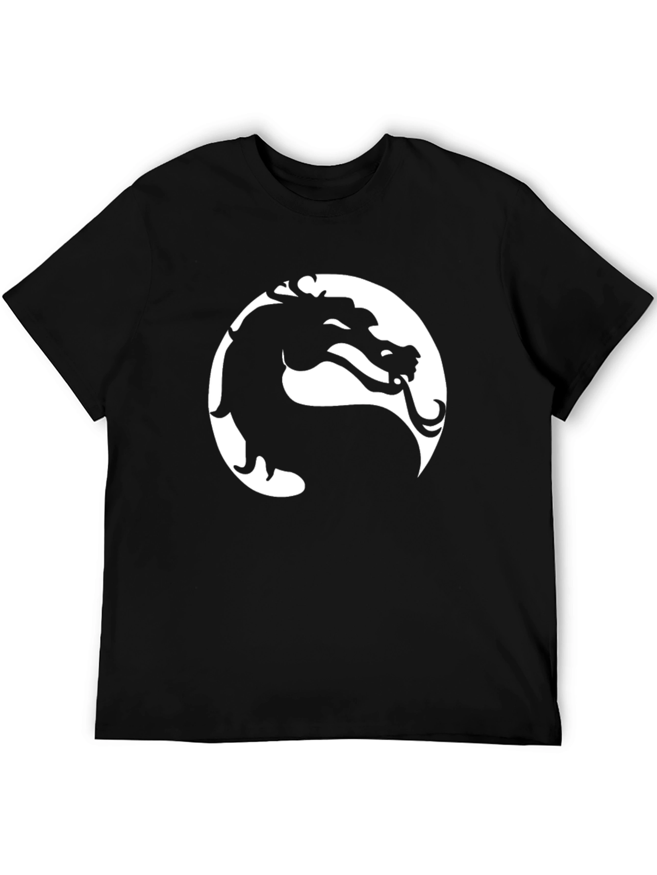 Mortal Kombat Dragon Logo Black T-Shirt