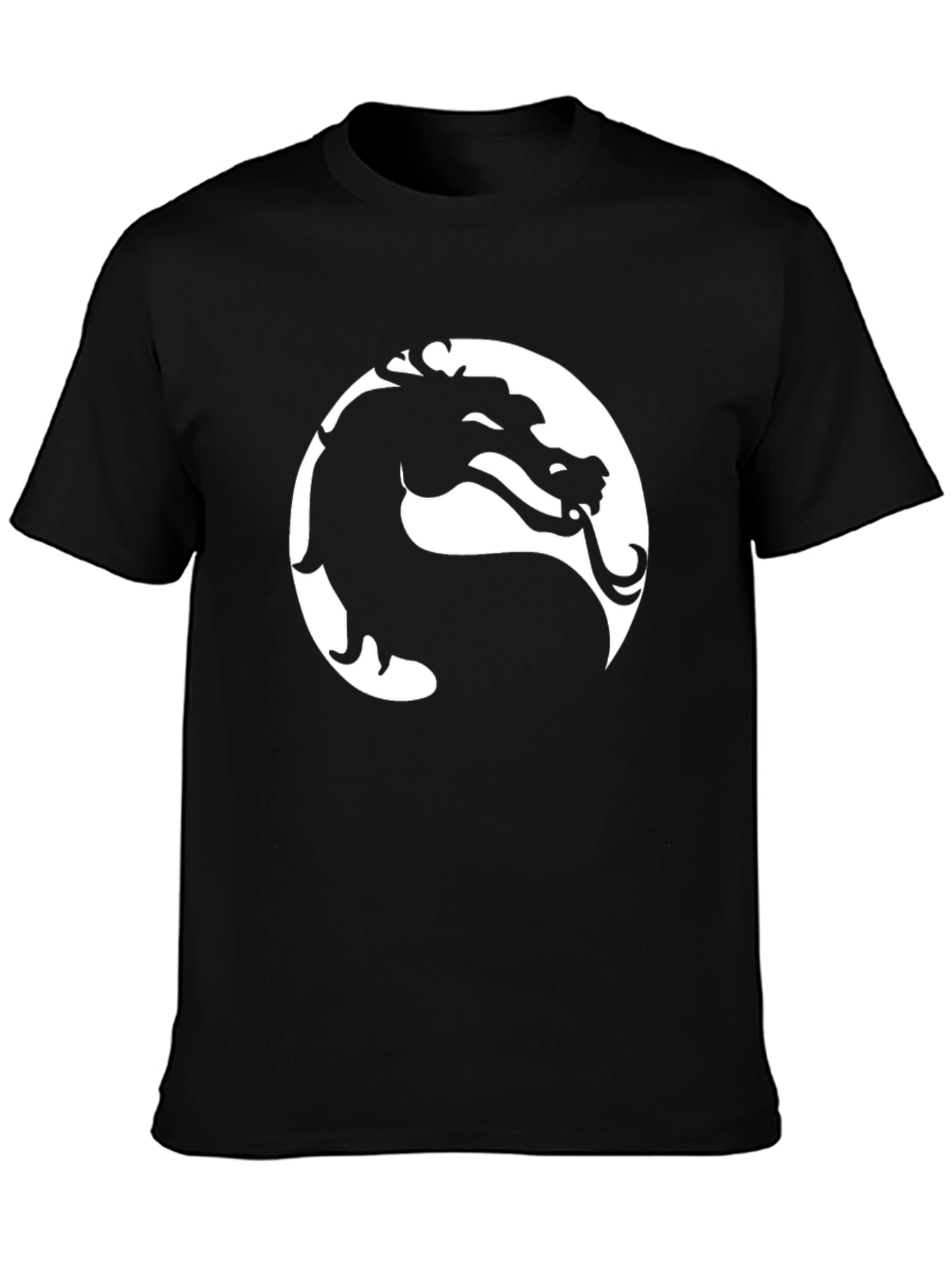 Mortal Kombat Dragon Logo Black T-Shirt