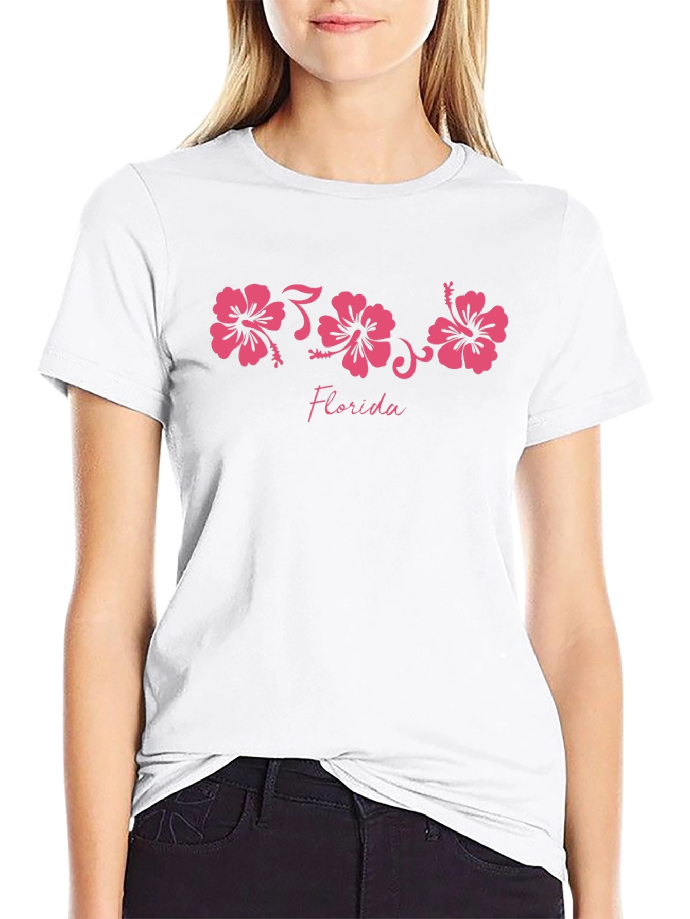 Florida Hibiscus Flower T-Shirt