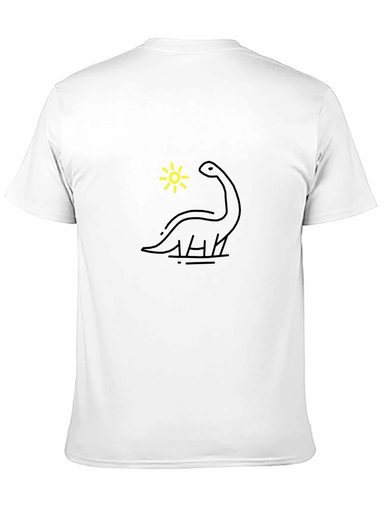 Dino & Sun Black Graphic Tee