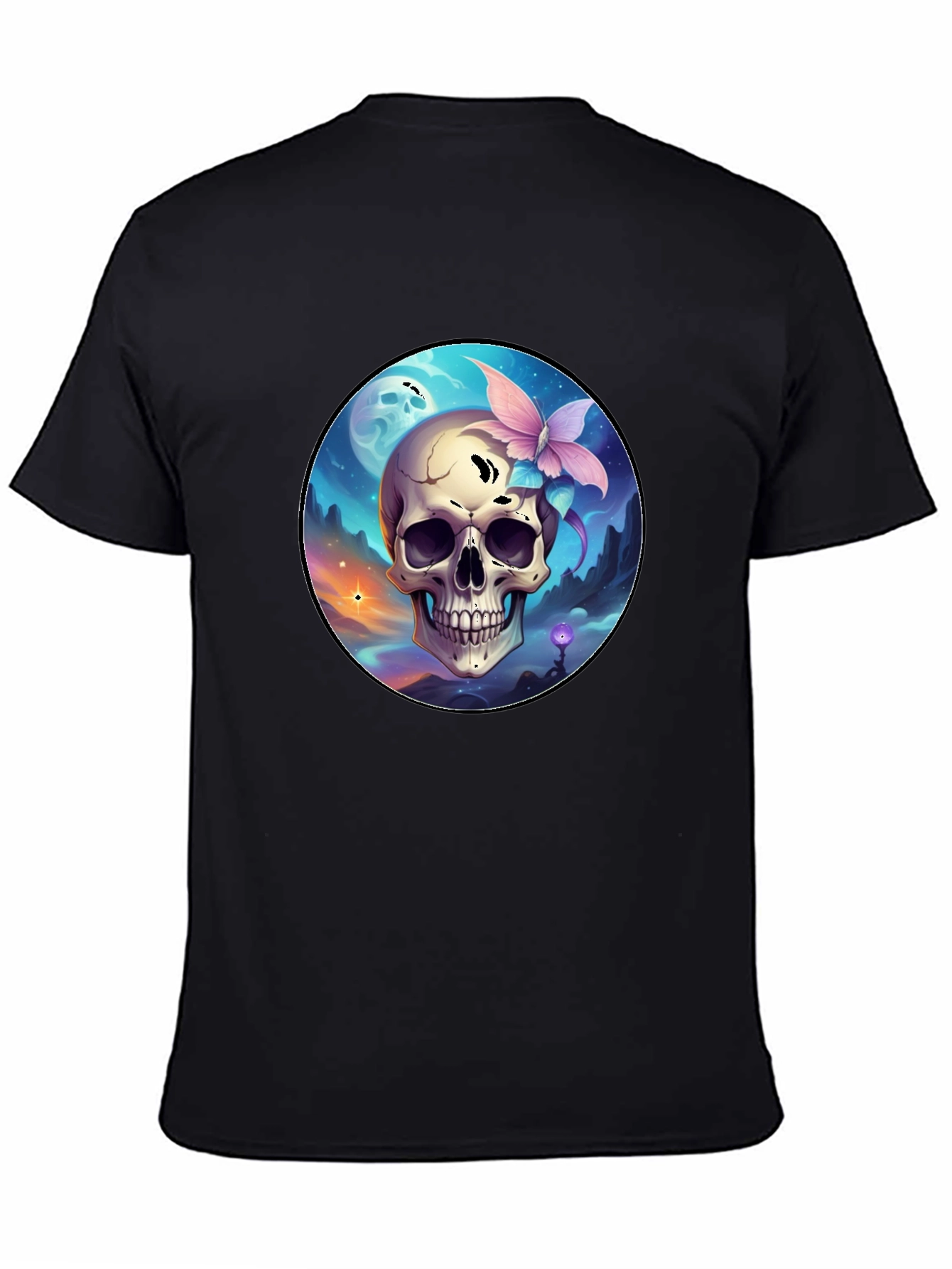 Skull & Butterfly Graphic Tee