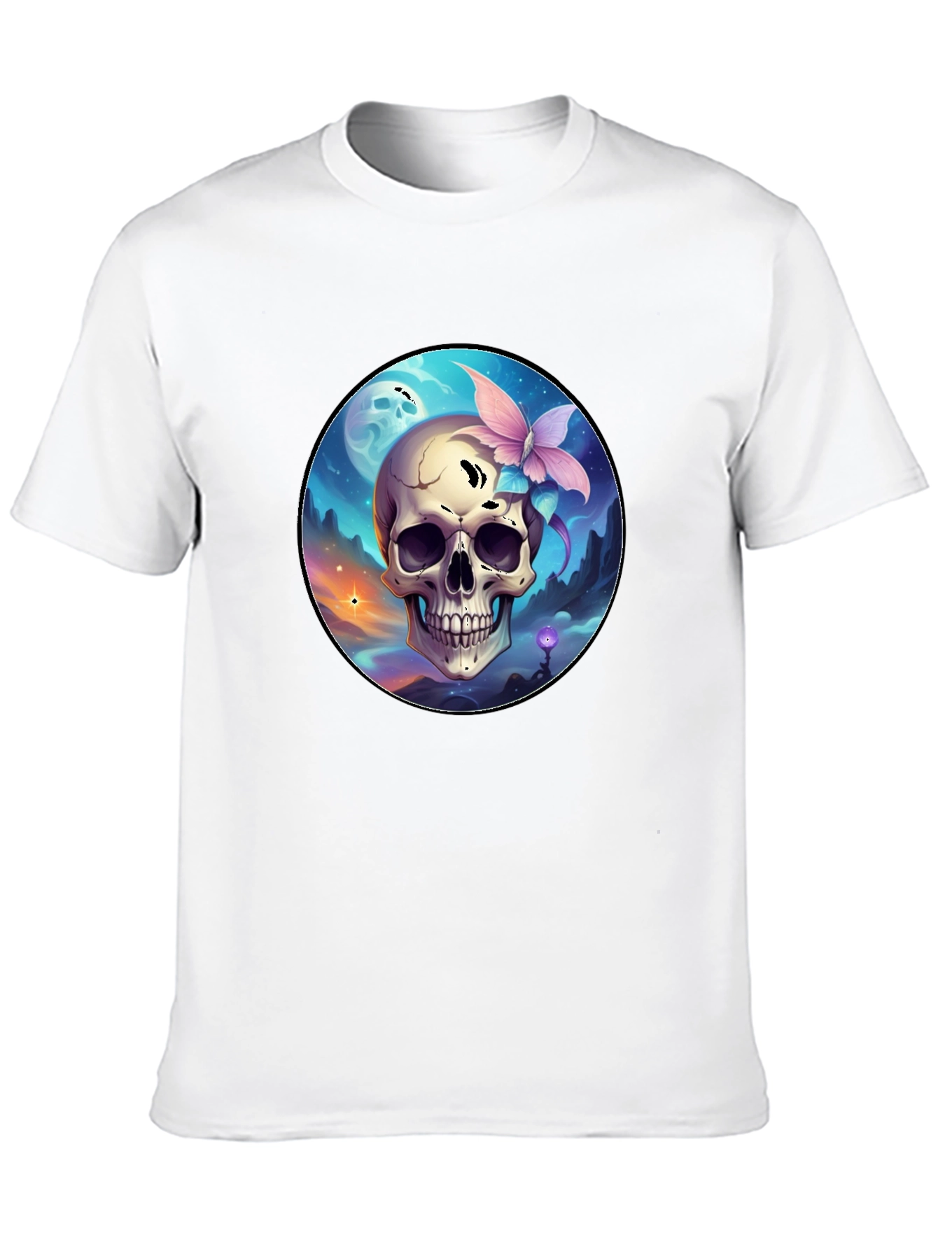 Skull & Butterfly Graphic Tee