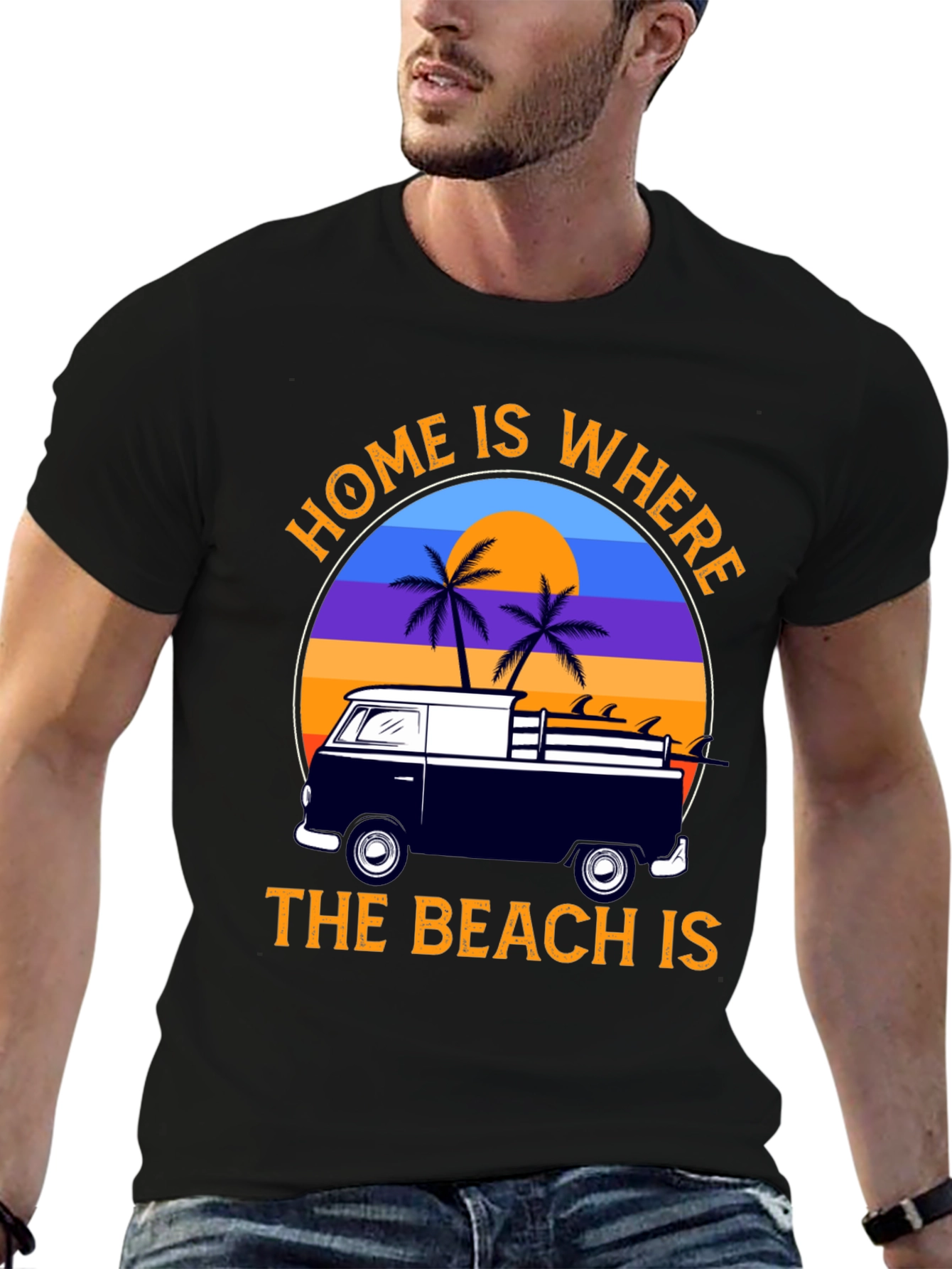 Beach Van Graphic T-Shirt