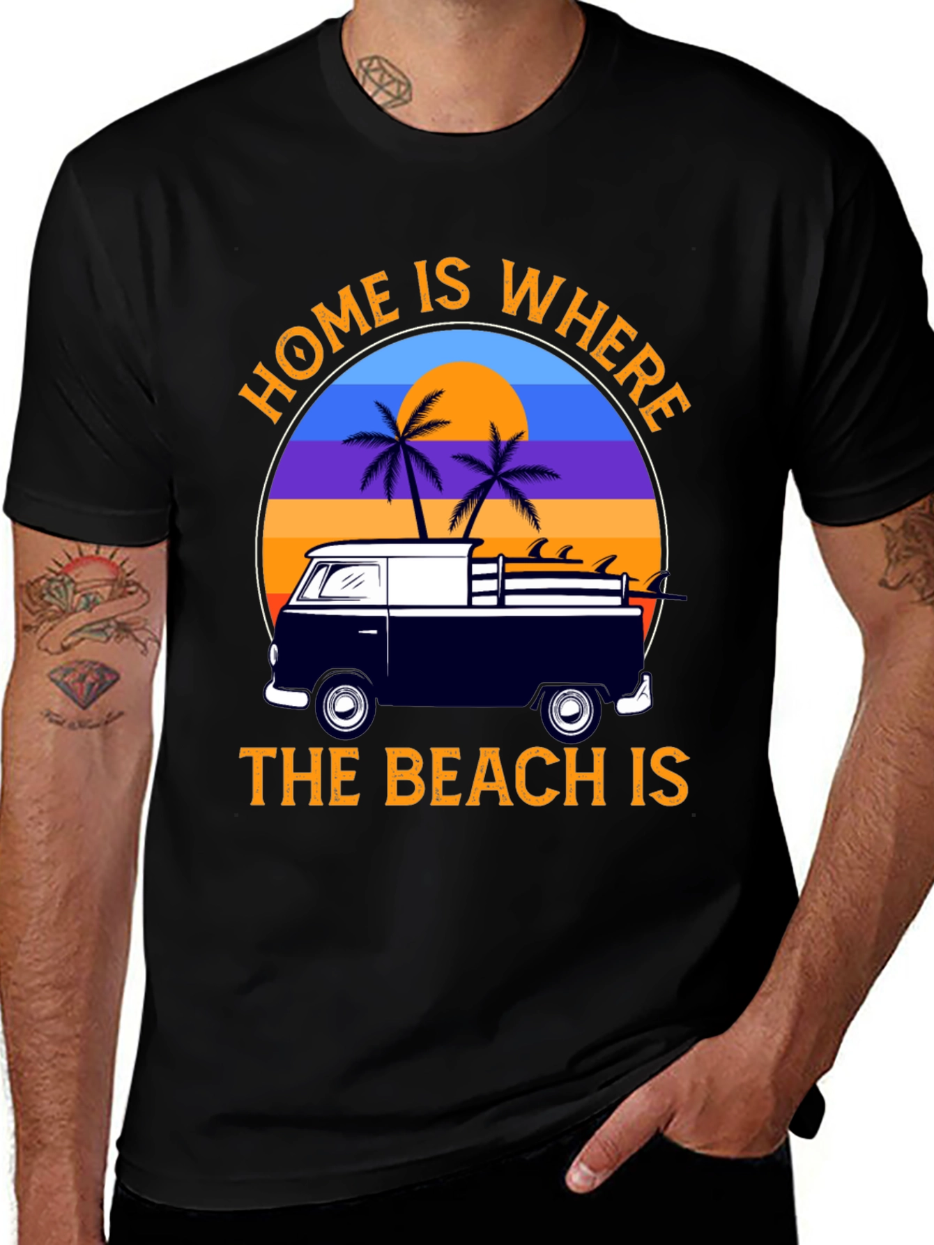 Beach Van Graphic T-Shirt