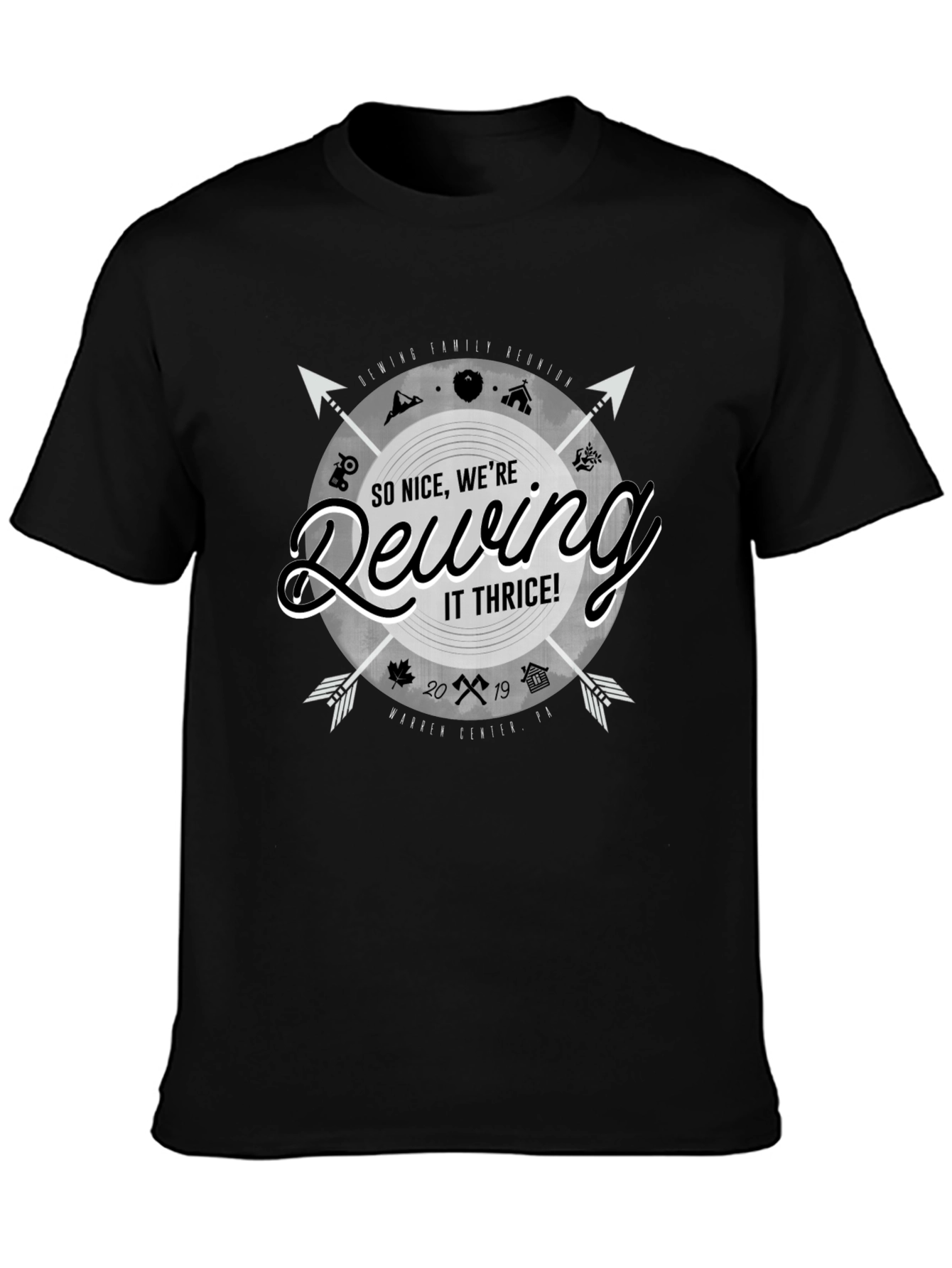 Dewing It Thrice T-Shirt - Family Reunion