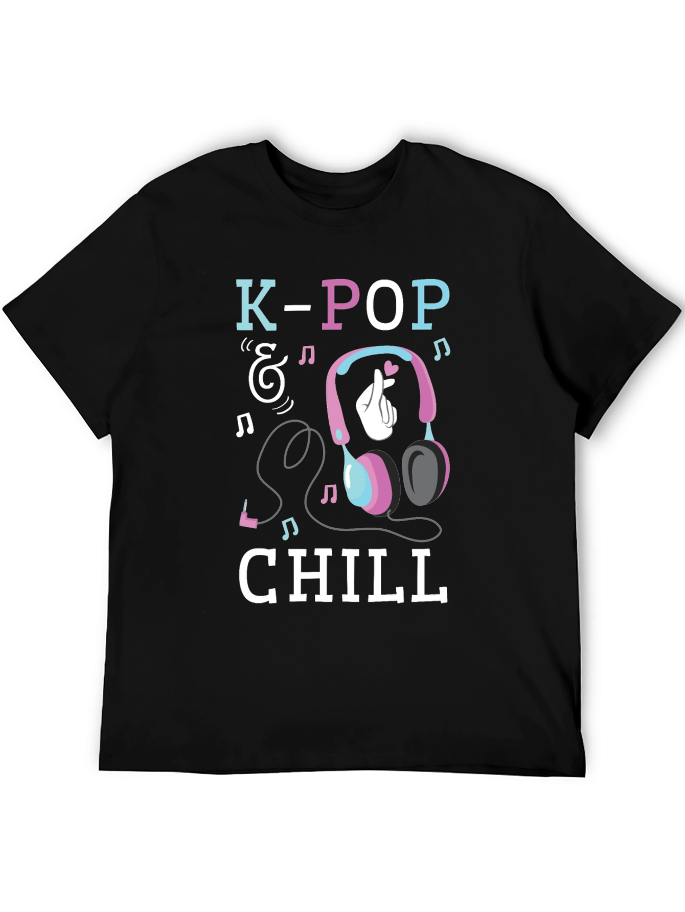 K-Pop & Chill Graphic T-Shirt