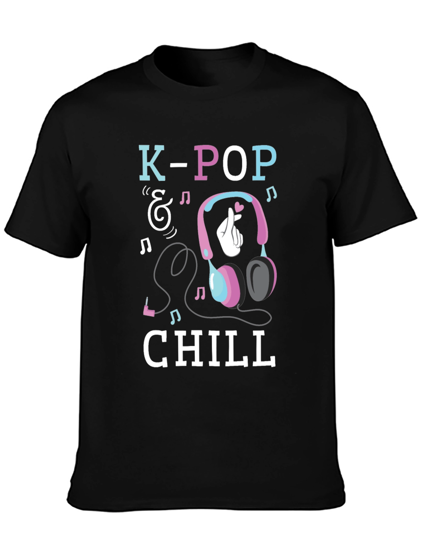 K-Pop & Chill Graphic T-Shirt
