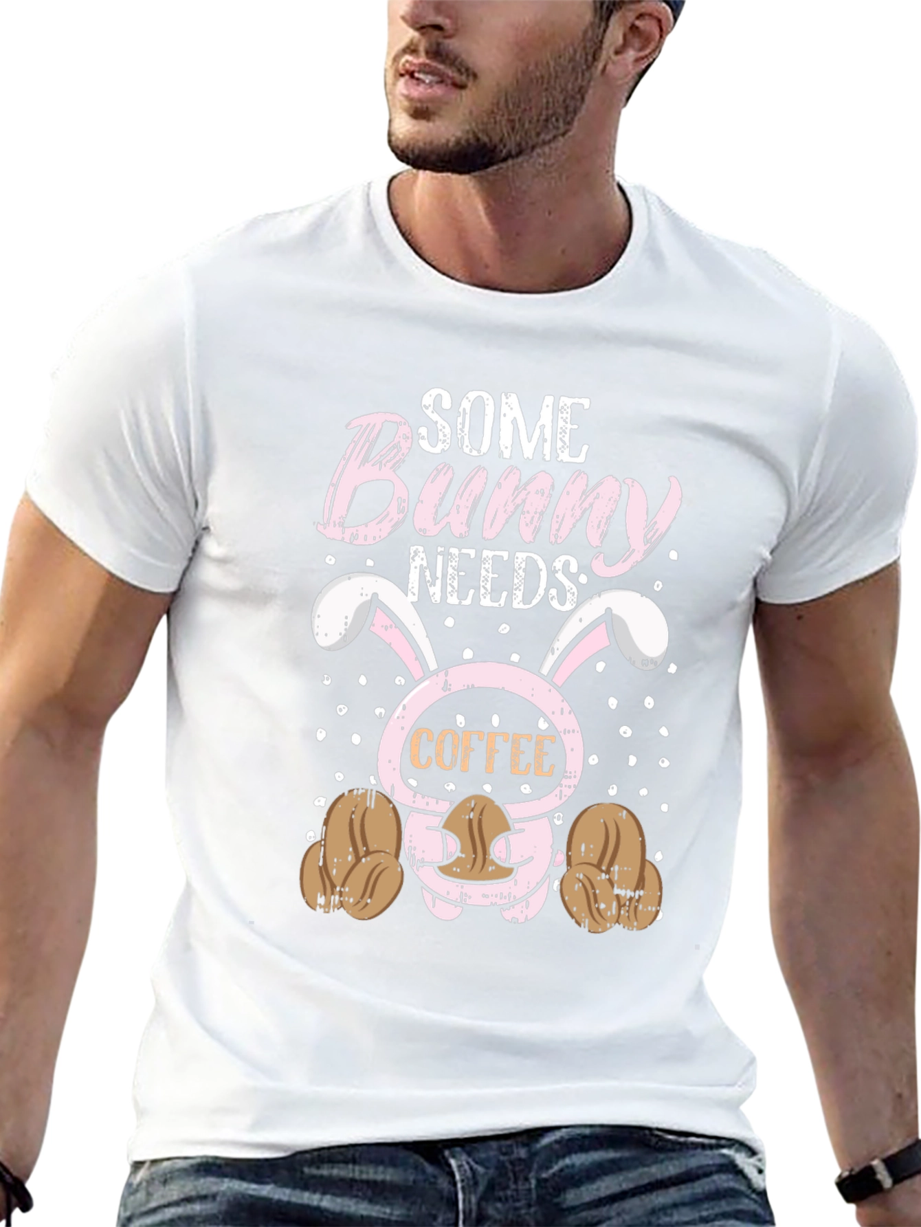 Some Bunny Needs Coffee T-Shirt