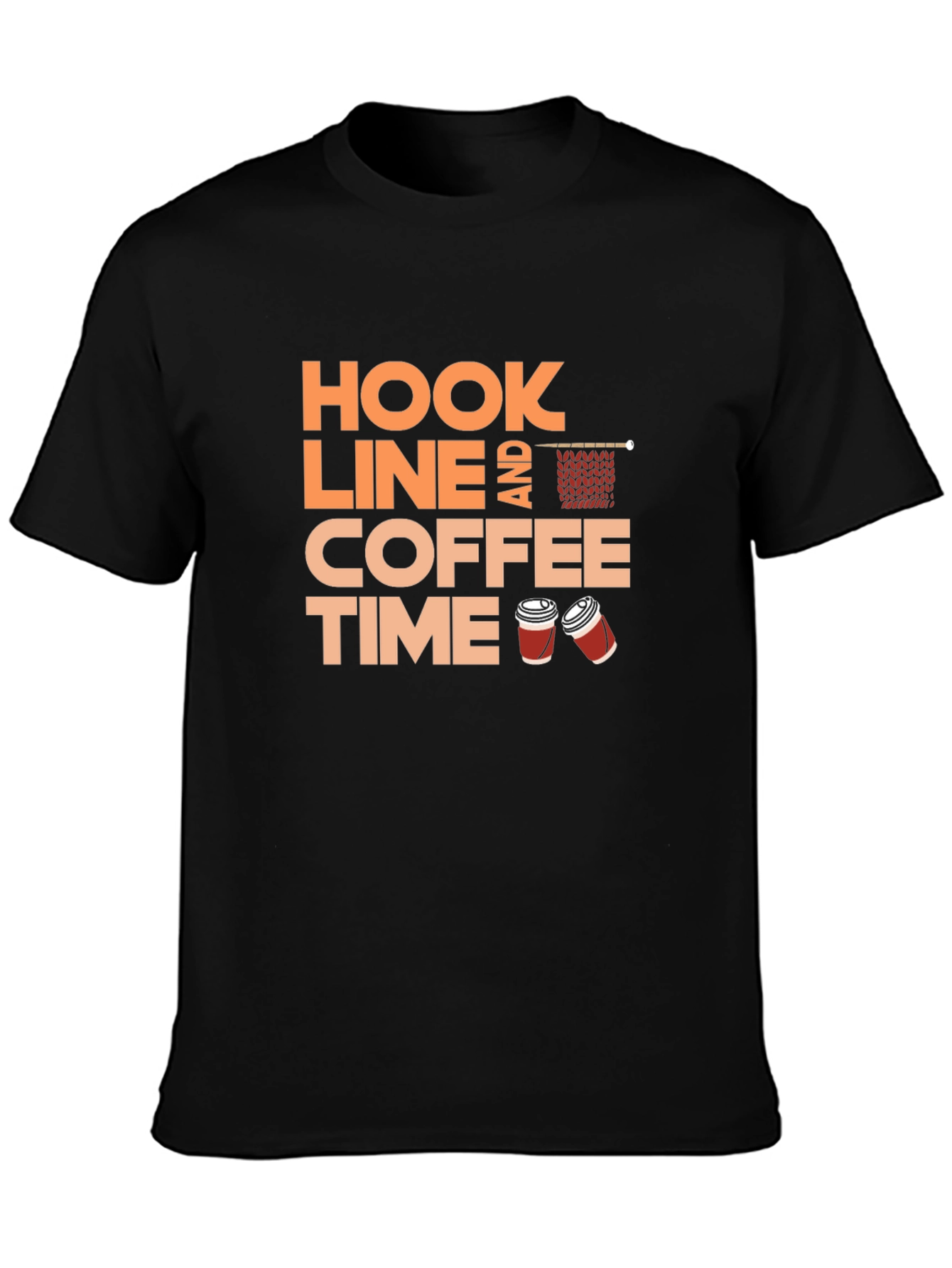 Hook Line & Coffee Time T-Shirt